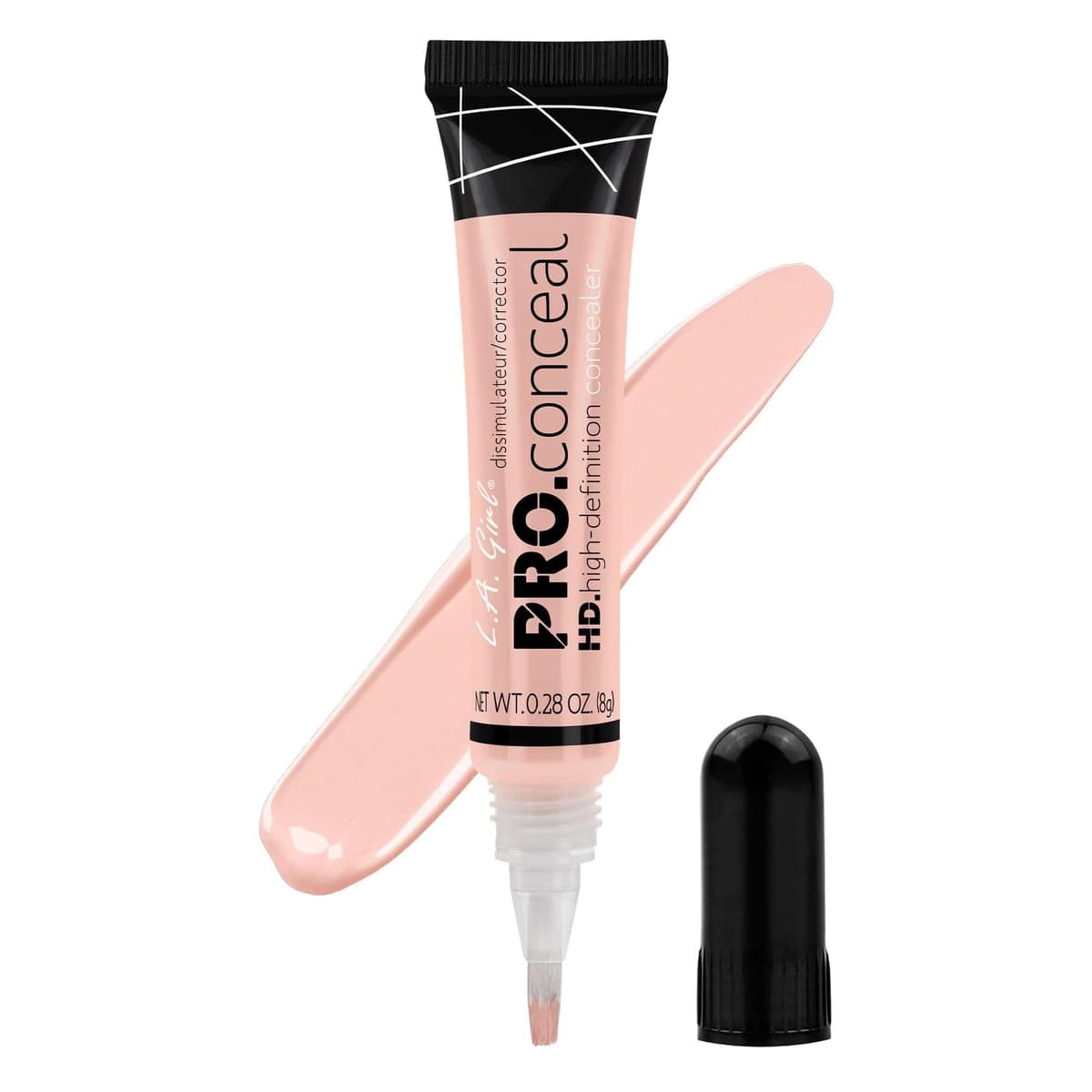 L.A. Girl - Corrector HD Pro Conceal | Cobertura completa | Aspecto natural | Minimiza líneas finas | Resistente | Larga duración, Light Yellow, 8 g — view 36
