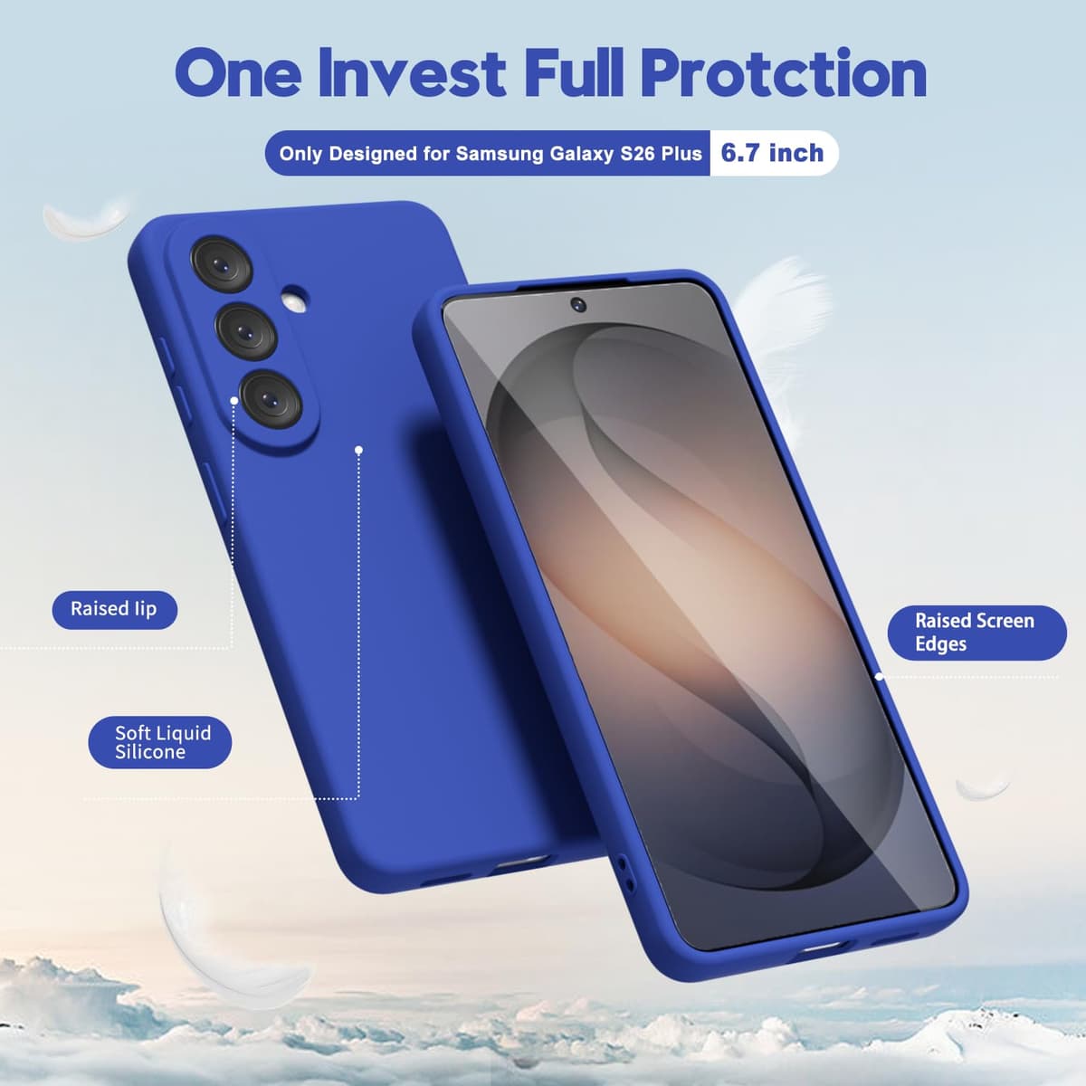 oakxco for Samsung Galaxy S24 Ultra Phone Case Liquid Silicone, Thin Slim Soft Rubber Gel TPU Plain Simple Cover for Women Girl Cute, Matte Solid Color, Brown Khaki Nude — view 381