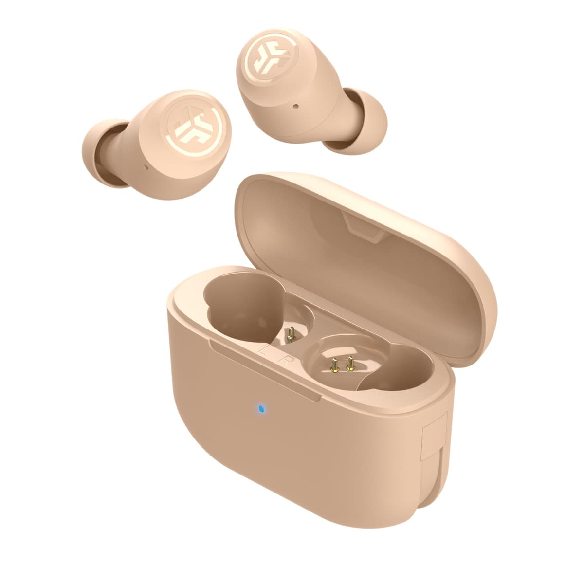 JLab Go Air Pop+ Auriculares Inalambricos Bluetooth, Wireless Earbuds 35+ Horas Rendimiento con Caja de Carga - Audifonos Bluetooth Inalambricos con Micrófono, Dual Connect, App, Negro Medianoche — view 11