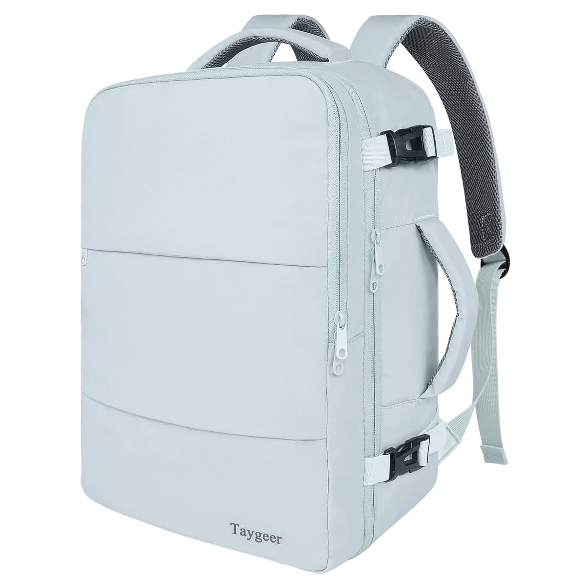 Travel Backpack for Women, Carry On Backpack with USB Charging Port & Shoe Pouch, TSA 15.6inch Laptop Backpack Flight Approved, College Gym Bag Casual Daypack for Weekender Business Hiking, Beige — view 10