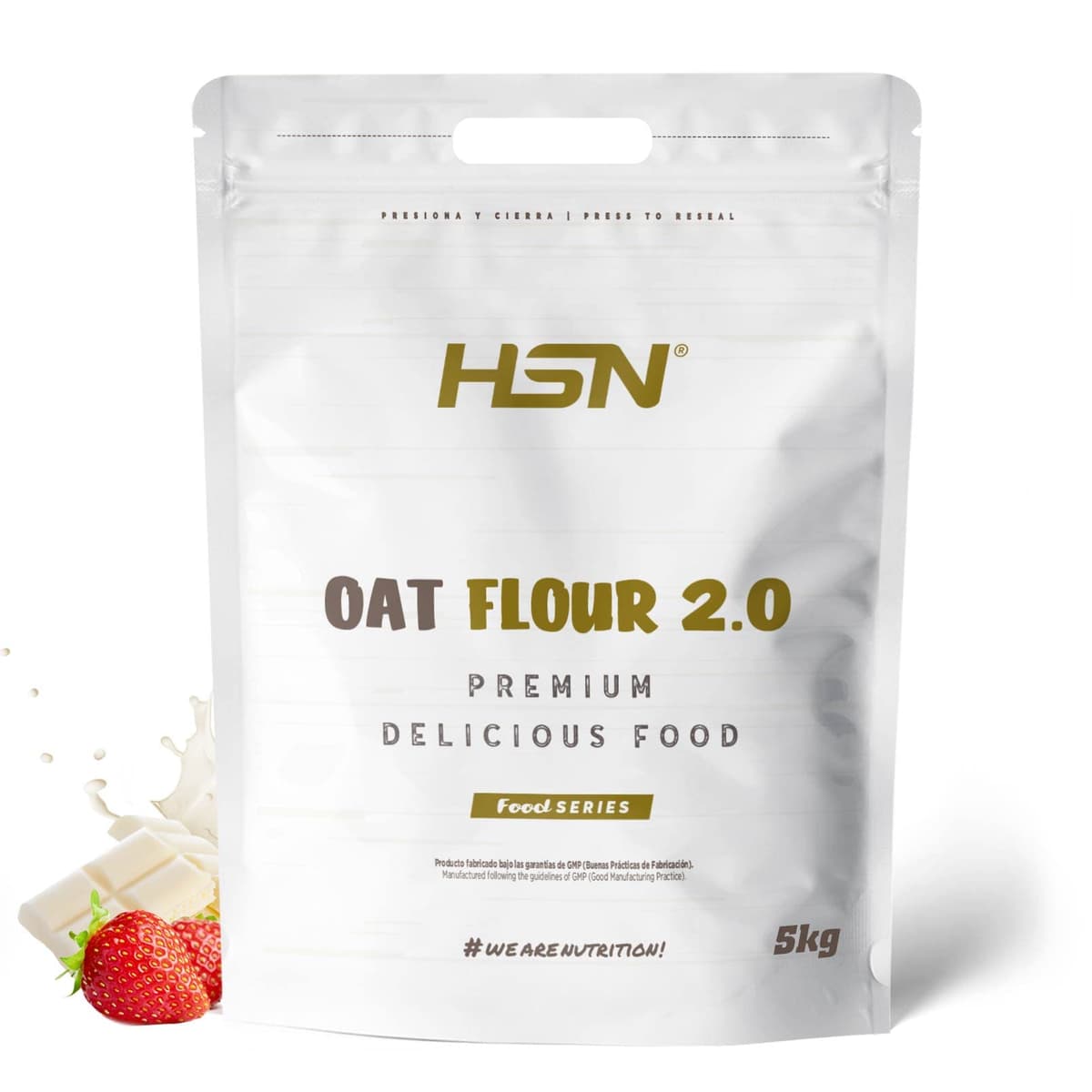 HSN Harina de Avena de Sabores Instantánea en Polvo | Sin Sabor 3Kg = 60 Tomas por Envase | Sin Azúcares Añadidos | Ideal Tortitas de Avena, Batidos de Proteínas | No-GMO, Vegano — view 31