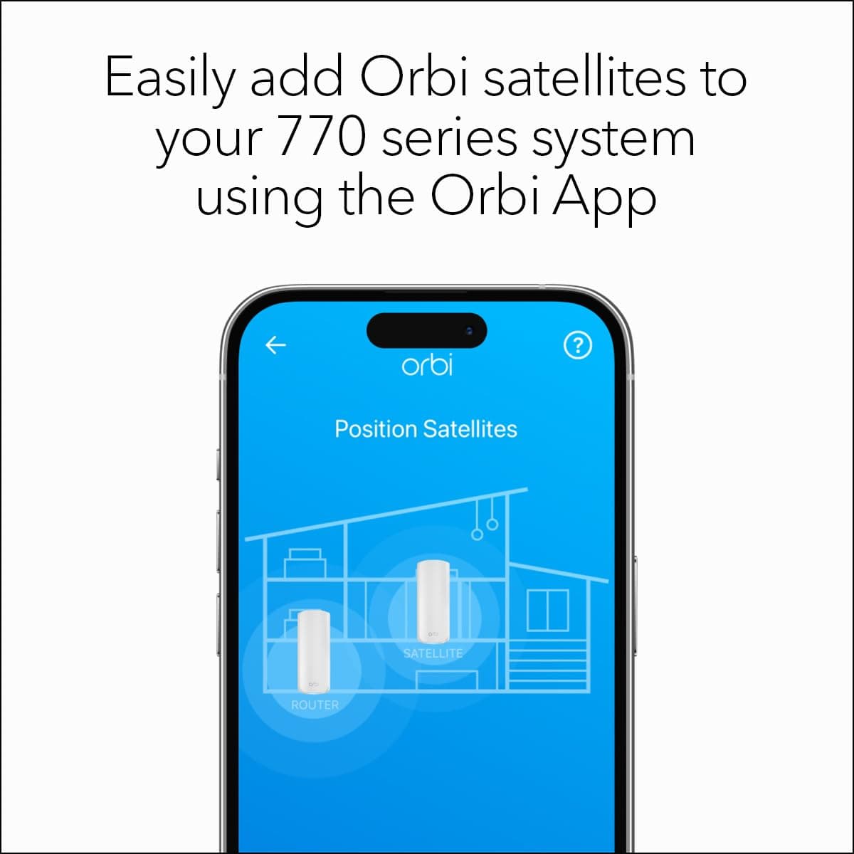 NETGEAR Orbi 770 Series | WiFi 7 Mesh Satellite | RBE770 | Compatible with Orbi Series RBE772 / RBE773 | Up to 11 Gbps | Covers 2,250 sq. ft. | Tri-band BE11000 | 2.5 Gig Internet Port — view 7