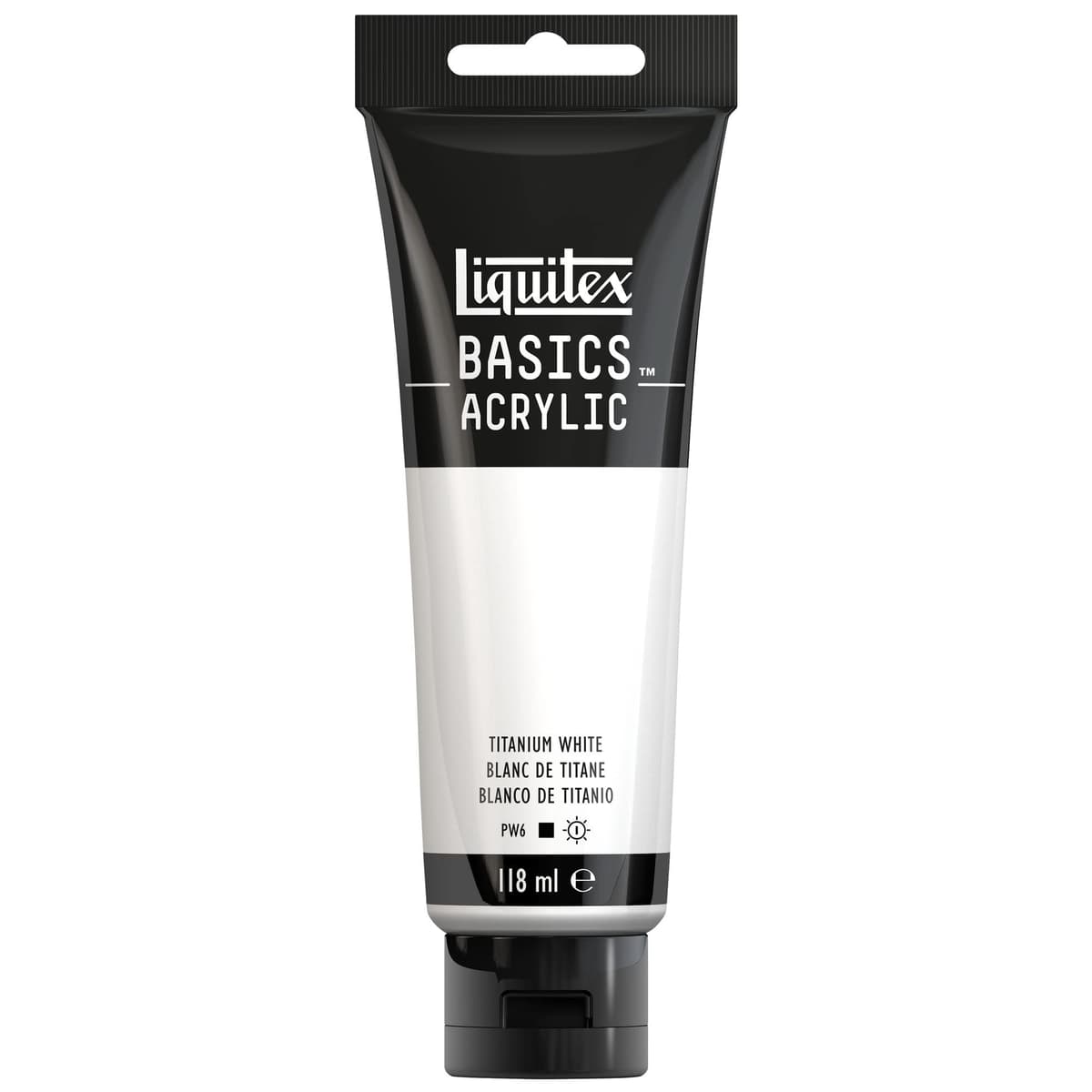 LIQUITEX Basics Acrylic Paint, Mars Black, 118 ml Tube — view 124