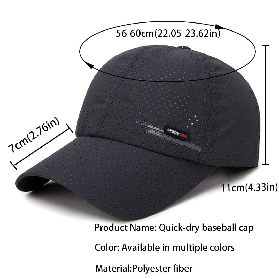 Gorra de BéIsbol de Transpirable para Hombre Gorra el Sol Moda Gorra Running Hombre Mujer Ajustable Sombrero Verano Gorra Beisbol — view 4