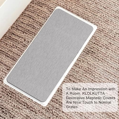 5.5"x12" Magnetic Vent Covers, 2 Pack Magnet Air Vent Cover for Floor Home — view 5