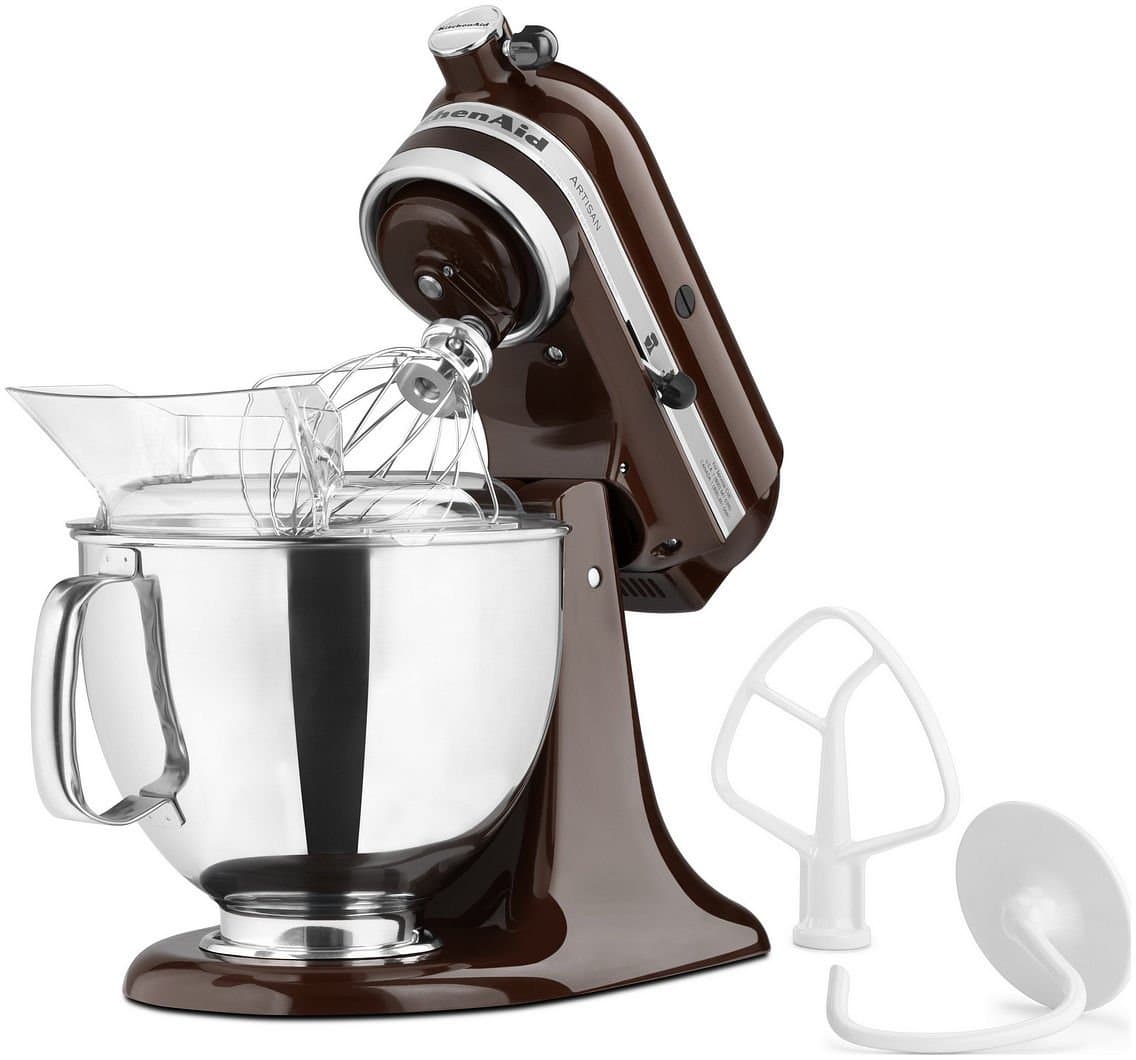 KitchenAid Artisan Series 5 Quart Tilt Head Stand Mixer with Pouring Shield KSM150PS, White — view 22