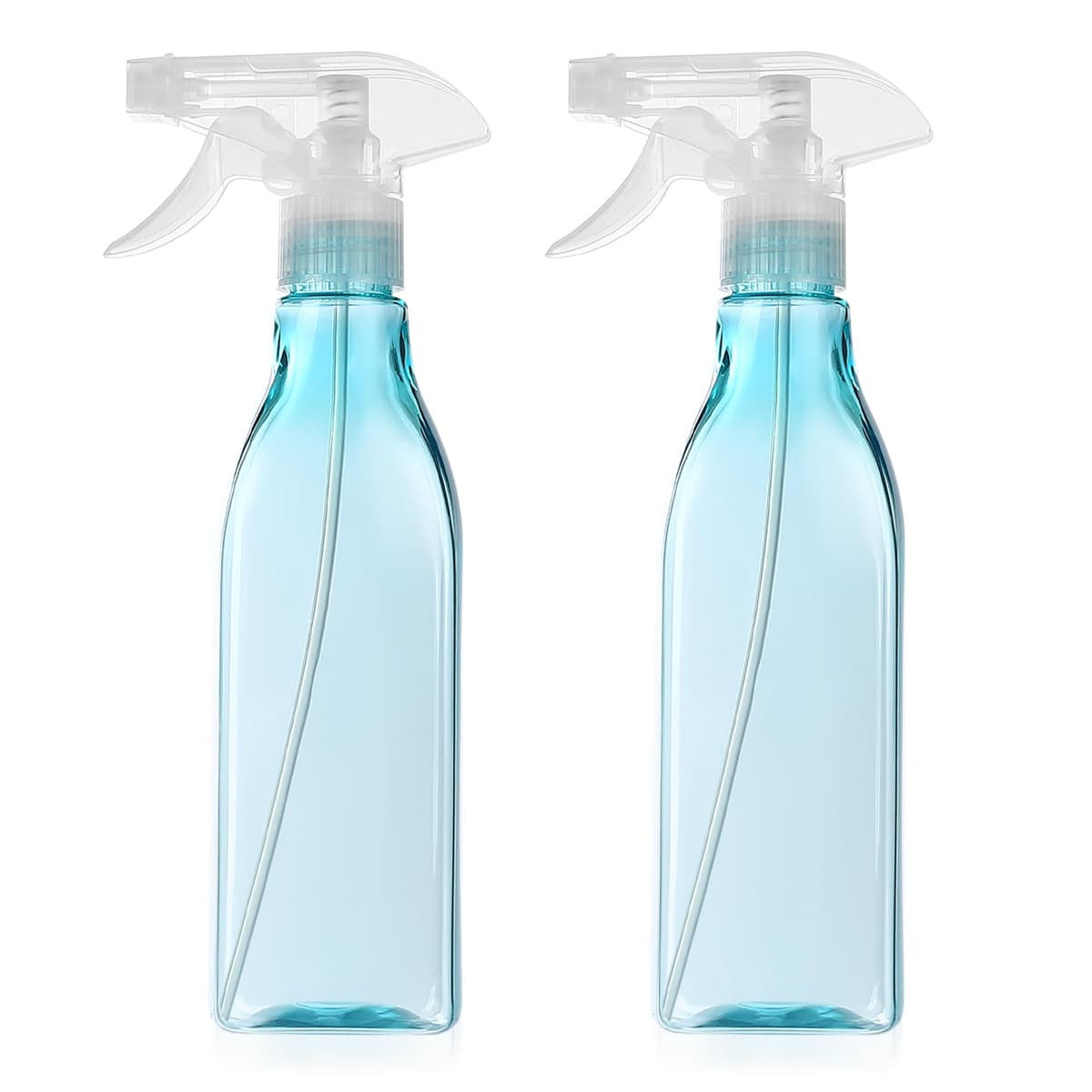 WUJIAQIU Botellas de Spray, 2 Pzas 450ml Botellas Pulverizadoras para Plantas, Pulverizador de Agua, Atomizadores de Plástico, Rociador Recargable Vacío para Flores, Jardín, Peluquería