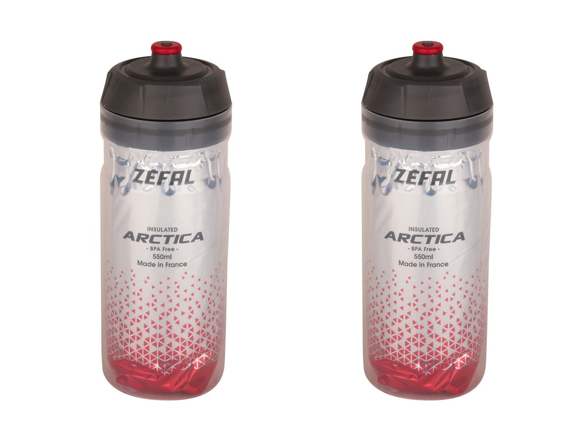 ZEFAL Pack Arctica 75 - Lote de 2 bidones 750 ml para bicicleta, botella de bicicleta isotérmica - Inodoro e impermeable, botella deportiva sin BPA - Plata/Negro, 2 x 750ml — view 10
