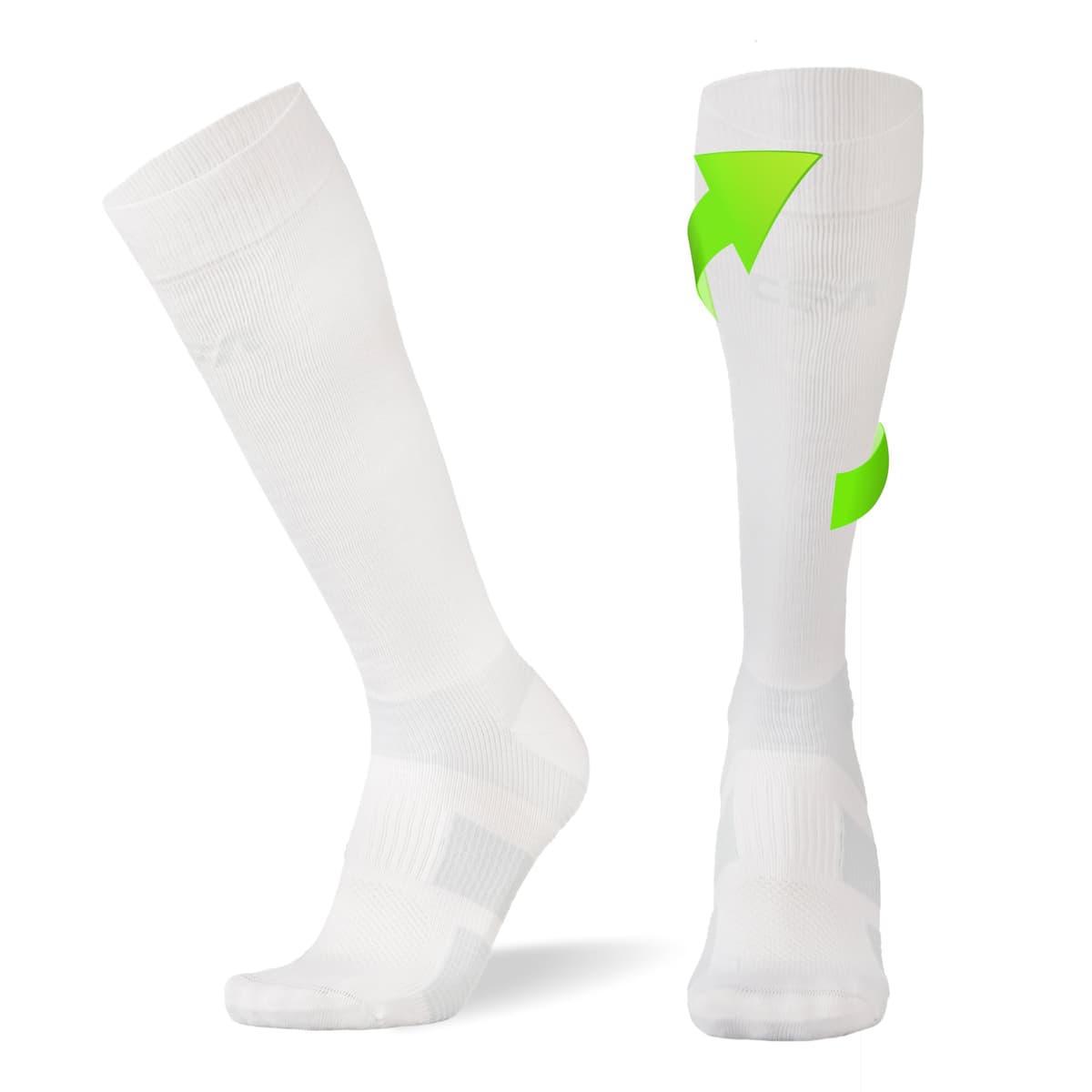 CFA V1 Calcetines Compresion Mujer y Hombre Graduada Antiampollas, Ideales Para El Deporte | Modelo Hasta La Rodilla | Soporte De Tobillo Y Arco | Diseño Danés | Fabricado En Portugal — view 13