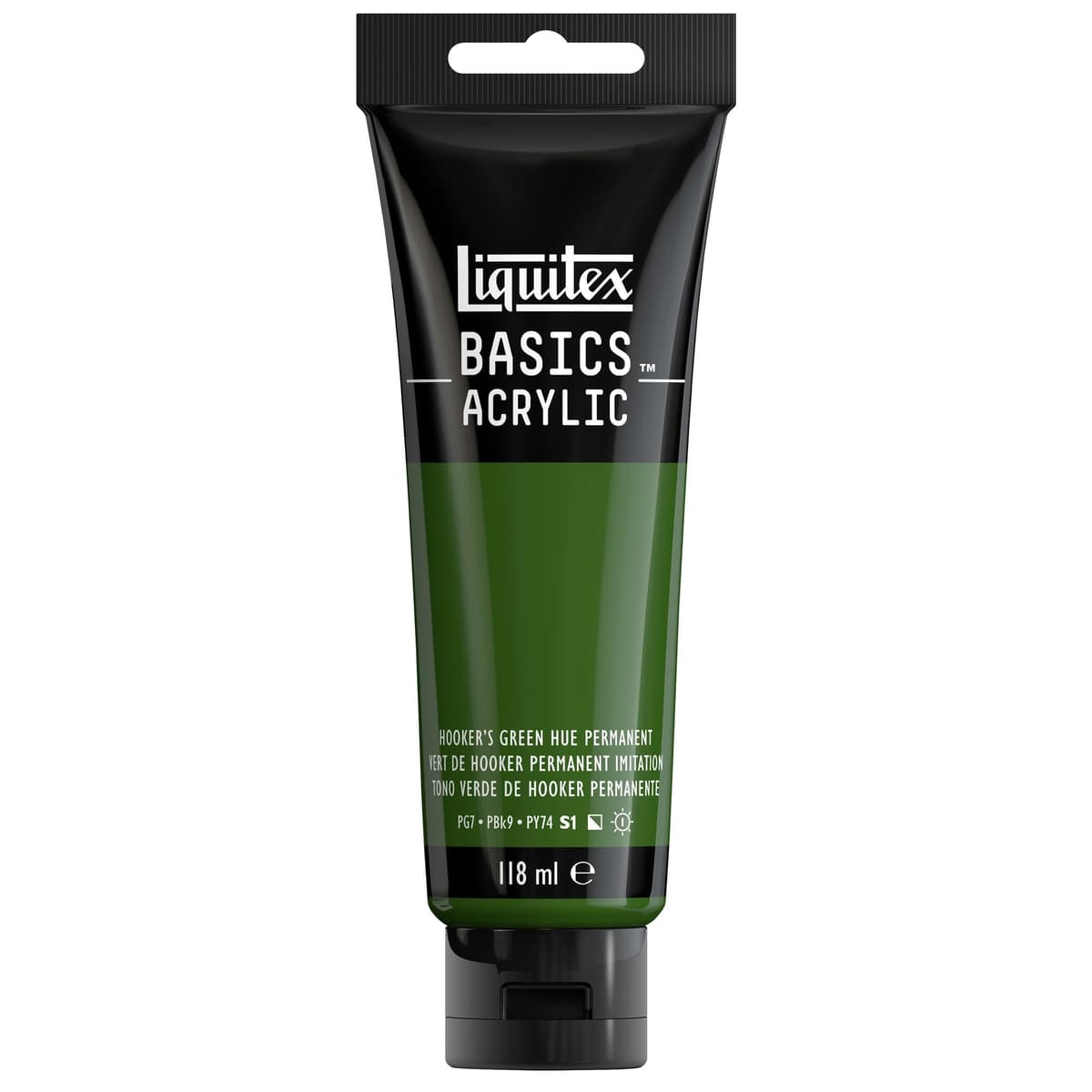 LIQUITEX Basics Acrylic Paint, Mars Black, 118 ml Tube — view 44