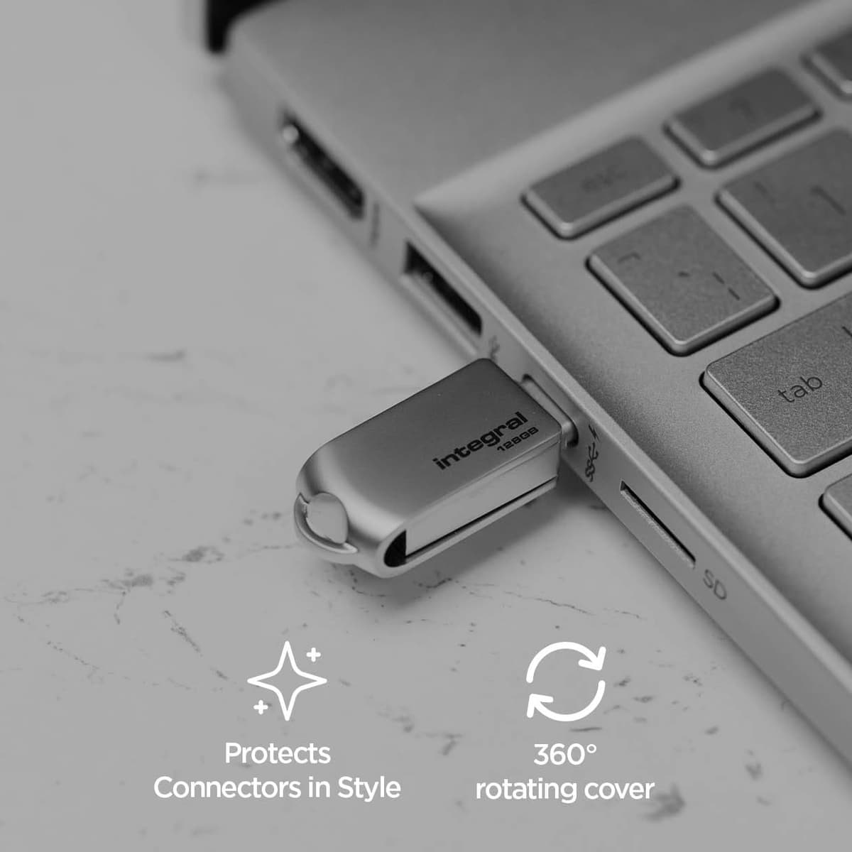 Integral 32GB 360-Dual USB 3.2 Gen 1 Type C and Type A Flash Drive with Solid Metal Casing, Fast Transfer Speeds and Simply Plug and PlayIPhone 15, 16 series, Macbook Pro/Air and Ipad Pro — view 5