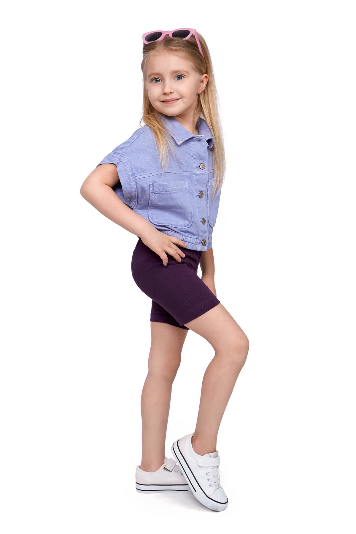 SOFTSAIL Leggings Niña Mallas De Ciclismo Algodón Corto Deportivo Danza Gimnástica Transpirable Y Cómodo Elástico — view 26