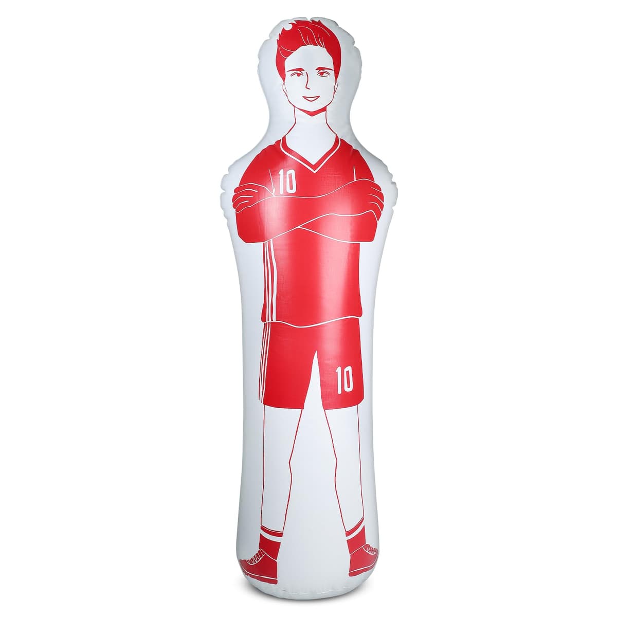 EFUTURETIME Maniquí Inflable de Fútbol de PVC, Muñeco aéreo de Portero Fácil de Plegar y Guardar, Saco de Boxeo Inflable para Entrenar en Fútbol, Baloncesto y Boxeo