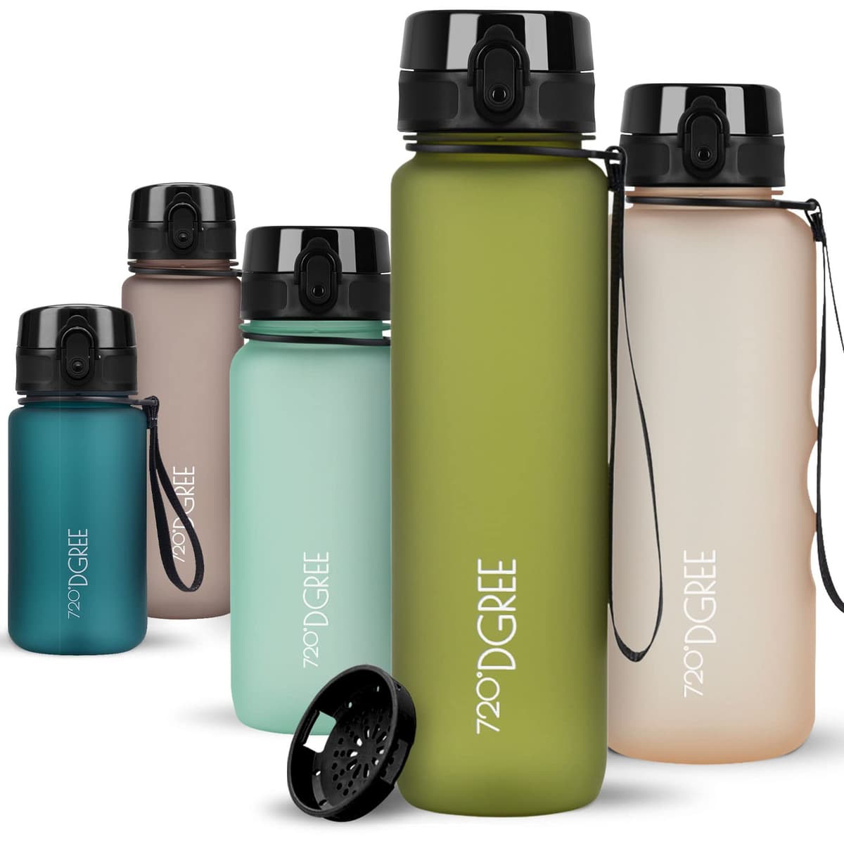 720°DGREE Botella de agua uberBottle – 1,5 litros, 1500ml | Novedosa botella deportiva | Sin BPA | Ideal para niños, fitness, deportes, fútbol, guardería, escuela, pequeños, antigoteo — view 149