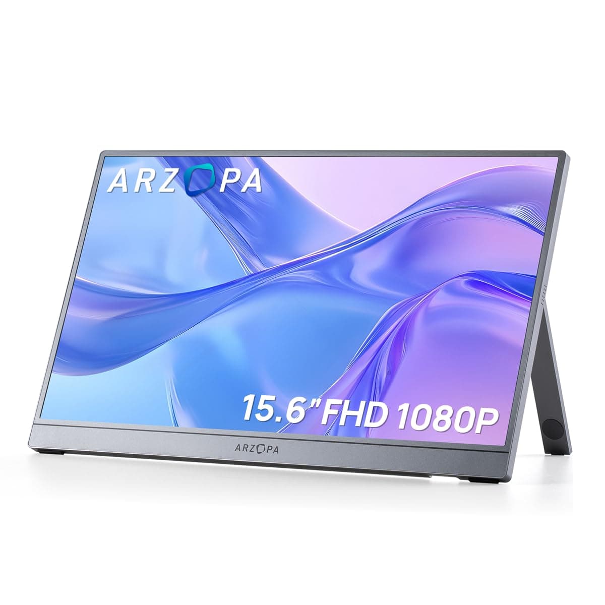ARZOPA Portable Monitor 14.0" 1920×1080 FHD IPS Portable Monitor for Laptop with Single-rod, Support HDMI/Type-C/USB-C, Eye Protection Gaming Screen for Laptop/PC/Mac/PS3/4/5/Xbox - A1S — view 12