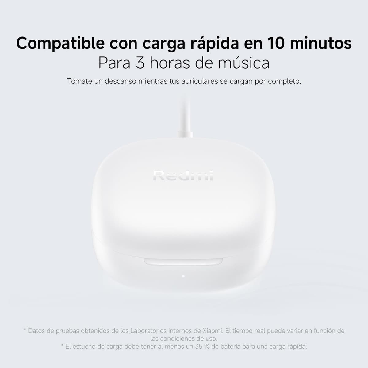 XIAOMI Redmi Buds 6 Play - Auriculares inalámbricos, cancelación de Ruido, Ligeros, hasta 36 Horas de autonomía, Bluetooth 5.4, Negro (Versión ES) — view 7