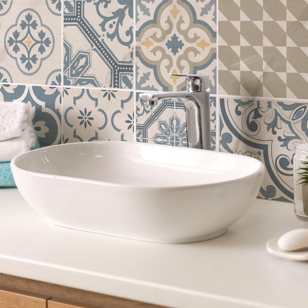 RE-COVERTILES - Pegatinas Azulejos Cocina y Baño Stickers de PVC Impermeables Antiarañazos Decoración de Pared Baldosas Peel and Stick - Modelo 24 Pzas 10x10 cm PS00179 Made in Italy — view 29