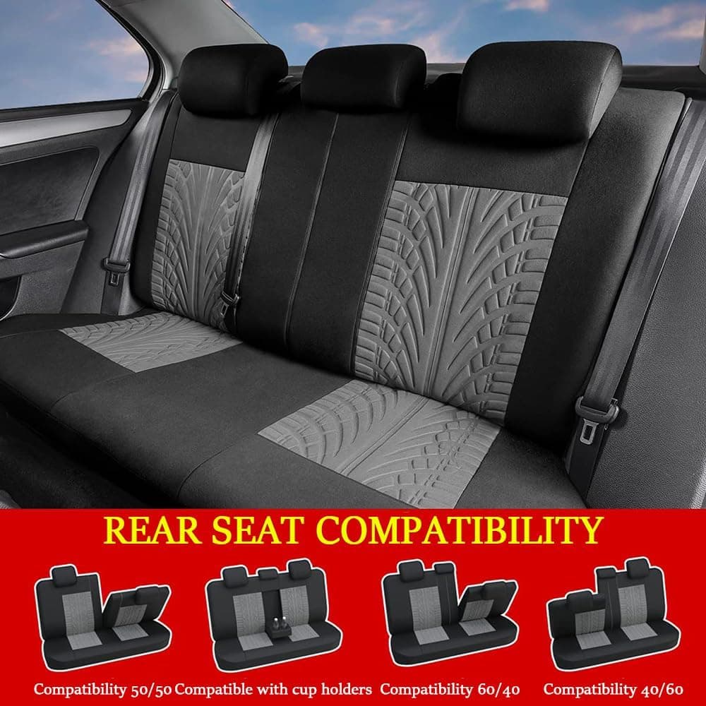 Funda Asiento Coche, para VW Taigo 2021-2024 Impermeables Juegos De Cubreasientos Coche de Asientos Protector,A — view 4