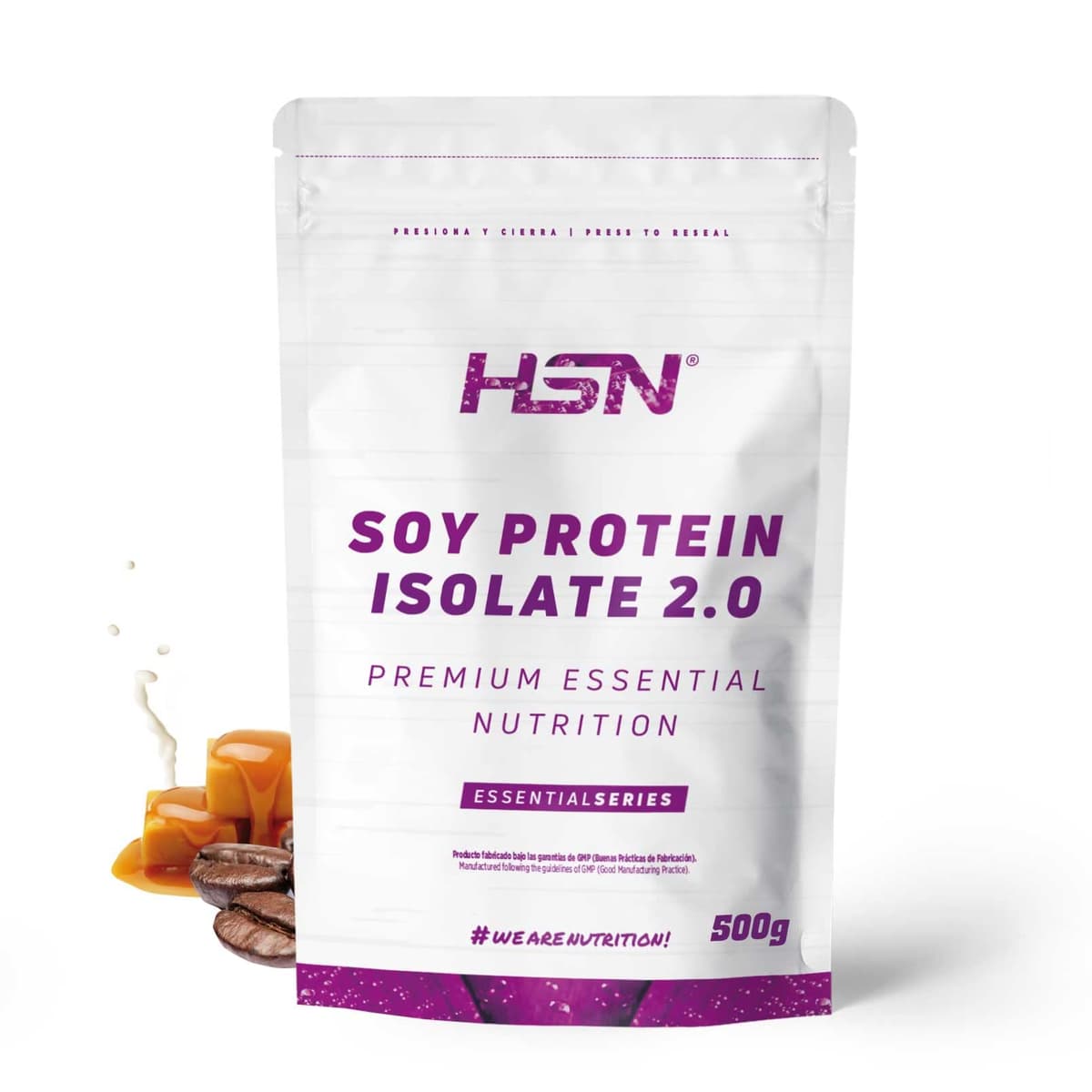 Proteína de Soja Aislada de HSN | Sabor Bombón de Chocolate y Avellanas 2 Kg = 67 Tomas por Envase | 100% Vegana | Soy Protein Isolate | No-GMO, Sin Gluten — view 9
