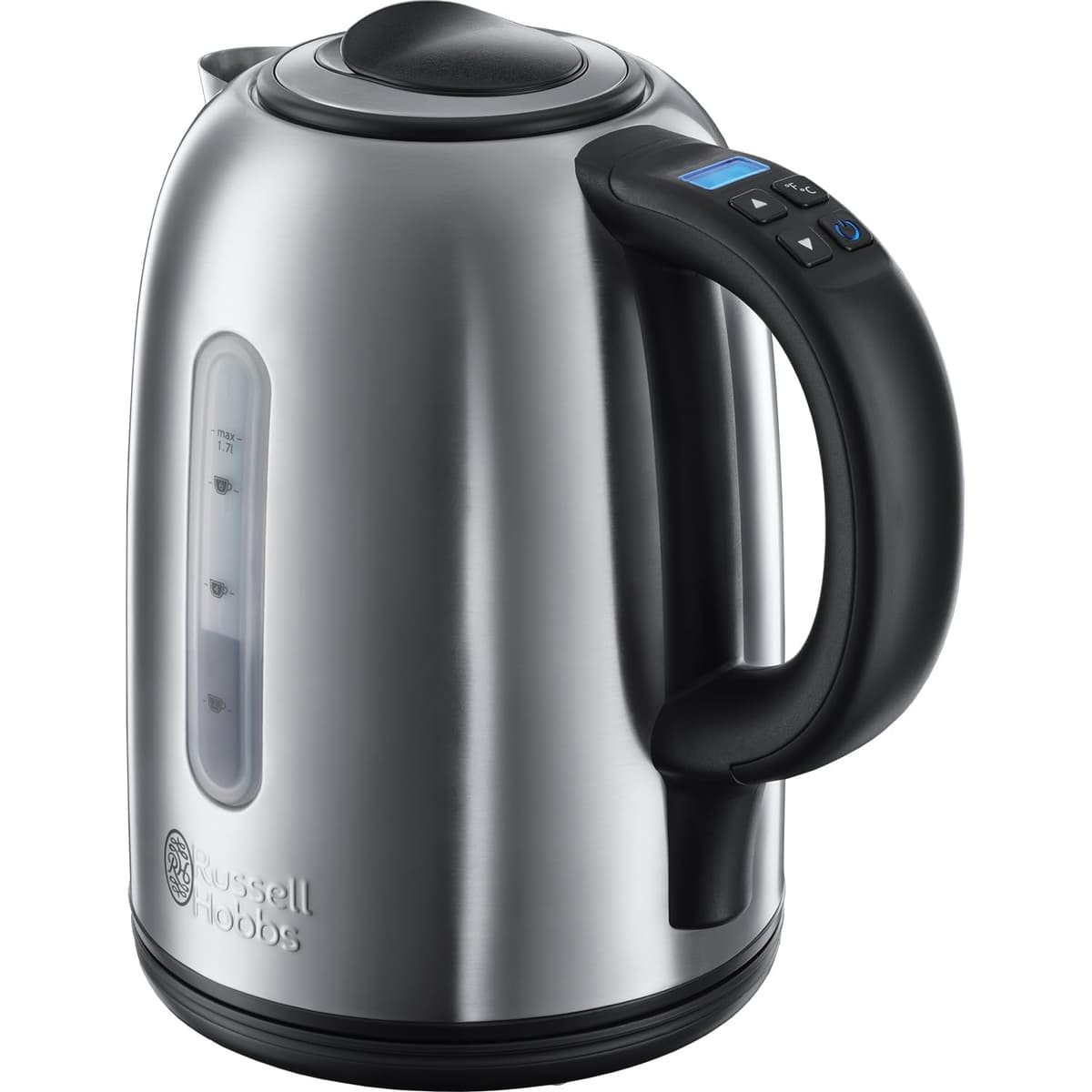Russell Hobbs Brushed Stainless Steel Electric 1.7L Cordless Kettle (Quiet & Fast Boil 3KW, Removable washable anti-scale filter, Push button lid, Perfect pour spout) 20460 — view 11
