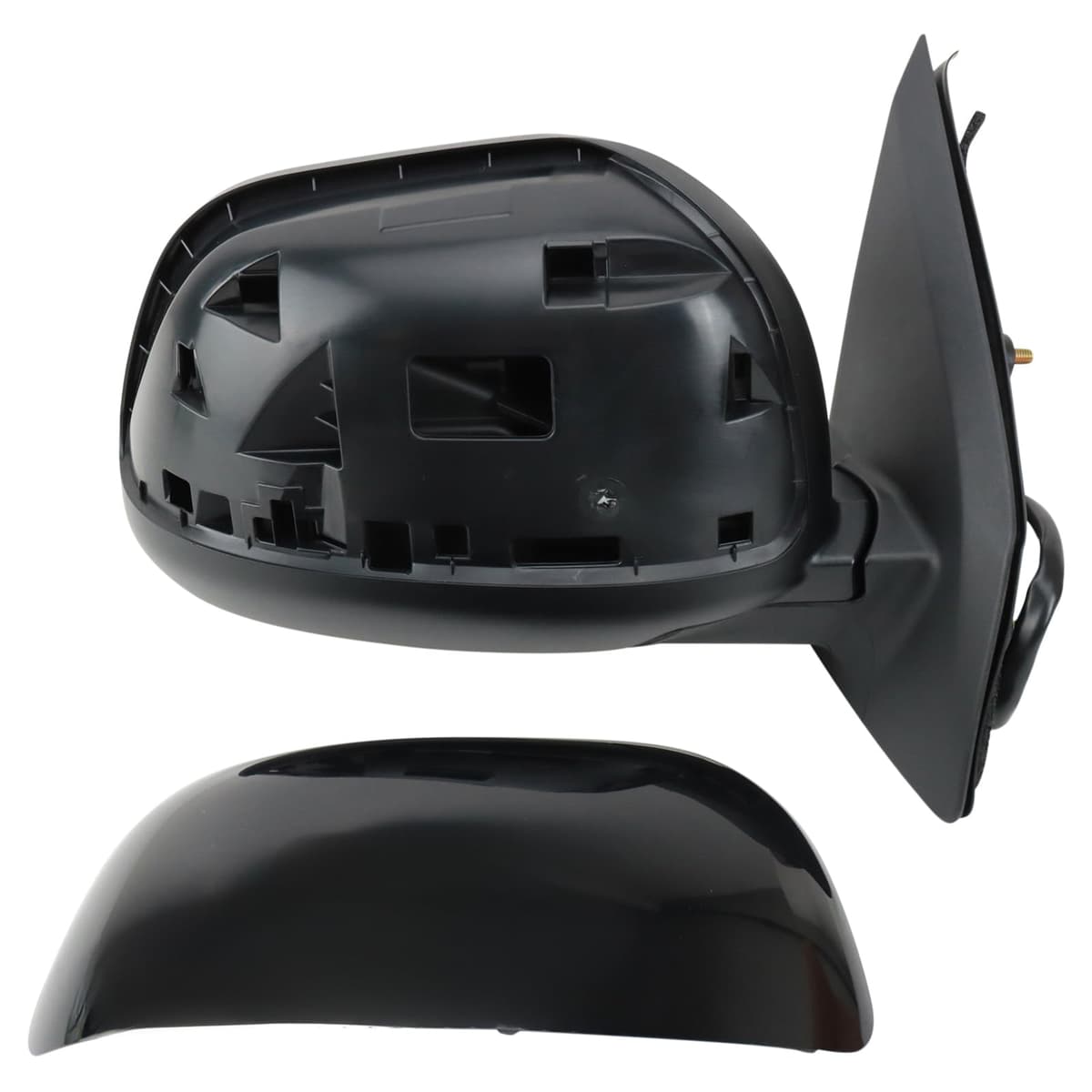 TRQ Passenger Side Mirror Assembly Power Heated Textured Paint to Match Compatible with 2010-2024 Mitsubishi Outlander 2011-2024 Outlander Sport — view 8