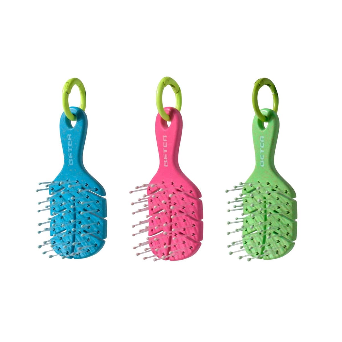 Beter - Cepillo de pelo esqueleto antitirones Natural Fiber hecho a base de fibras de trigo, Cepillo Desenredante Antienredos y Antirotura, Peinado suave y sin tirones, Para todo tipo de cabellos — view 7