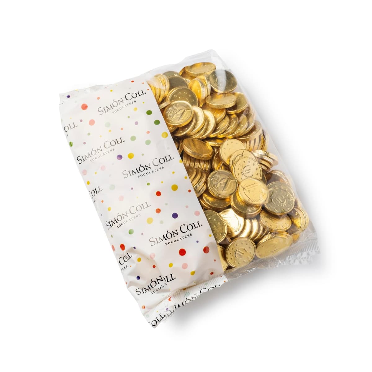 Chocolates Simón Coll (Bolsa 300 Monedas) de Chocolate con Leche - Chocolatinas Infantiles