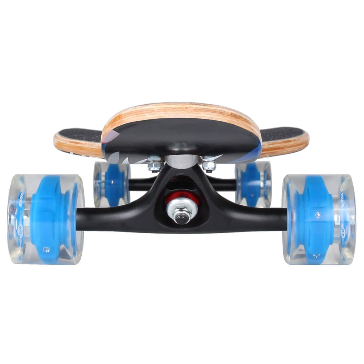 FunTomia® Freerider Longboard monopatín - 107cm x 26cm - rodamientos Mach1® - Hecho con 9 Capas de Madera de Arce — view 3