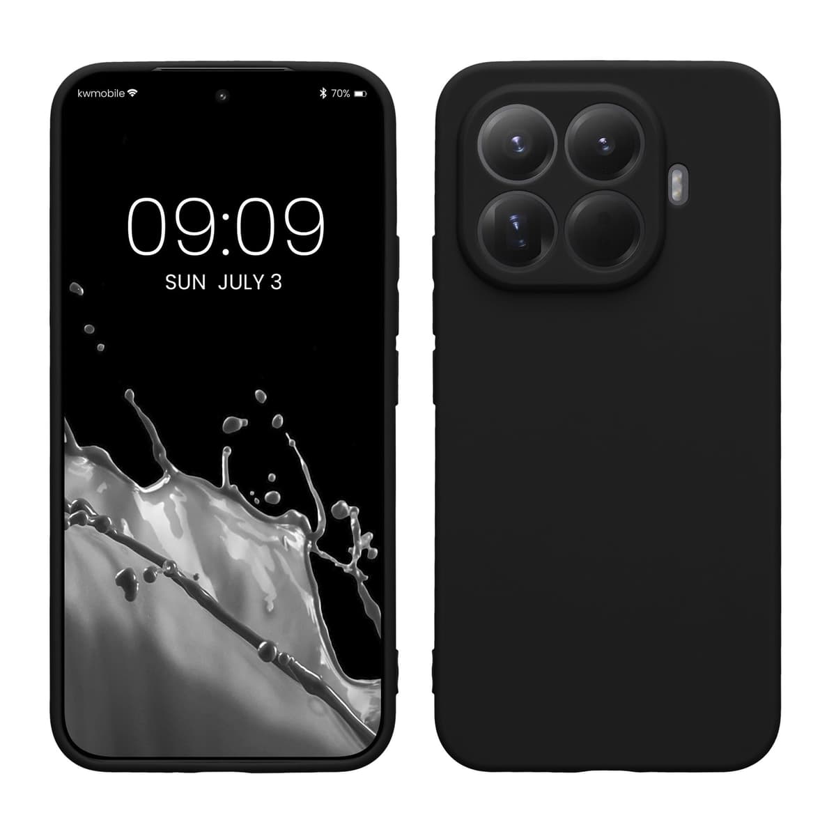 kwmobile Carcasa Compatible con Xiaomi Redmi Note 14 Pro 5G / Poco X7 Funda - Funda Ultrafina de TPU con Bordes elevados - Lavanda Metalizado — view 304
