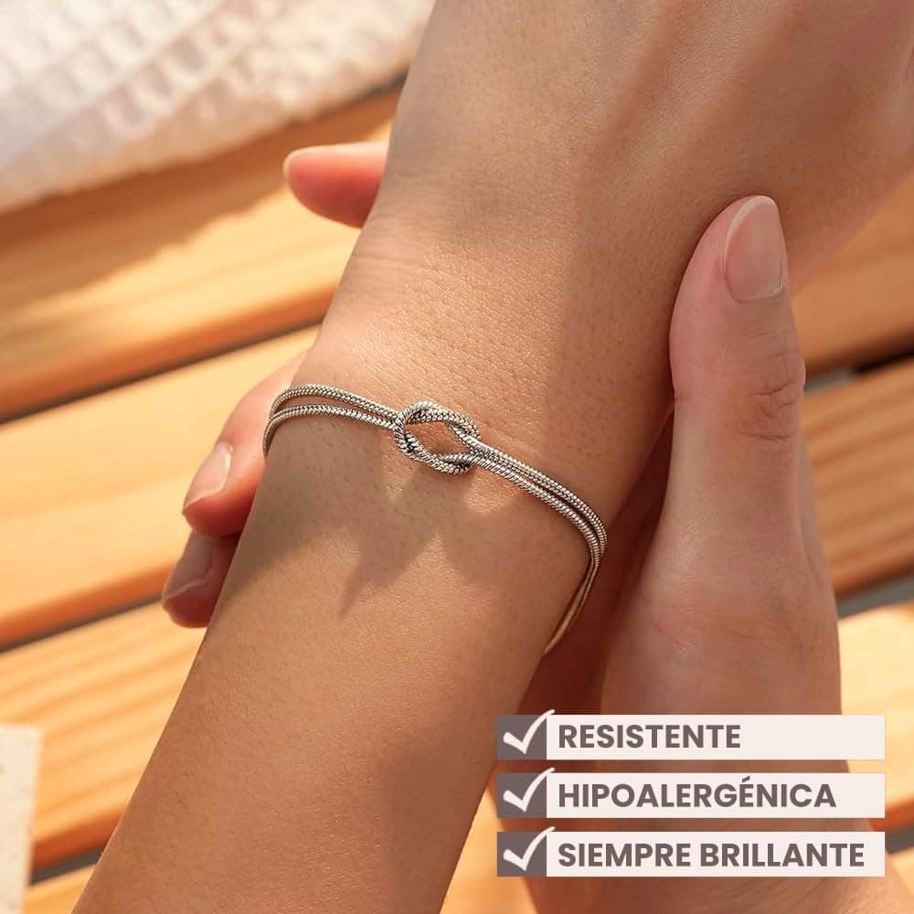 Pulsera Mamá de Acero Inoxidable con Tarjeta Dedicatoria para Dia de la Madre, Caja Lista para Entregar, Ideas de Regalos Para Madres, Elegante, Emotivo — view 4