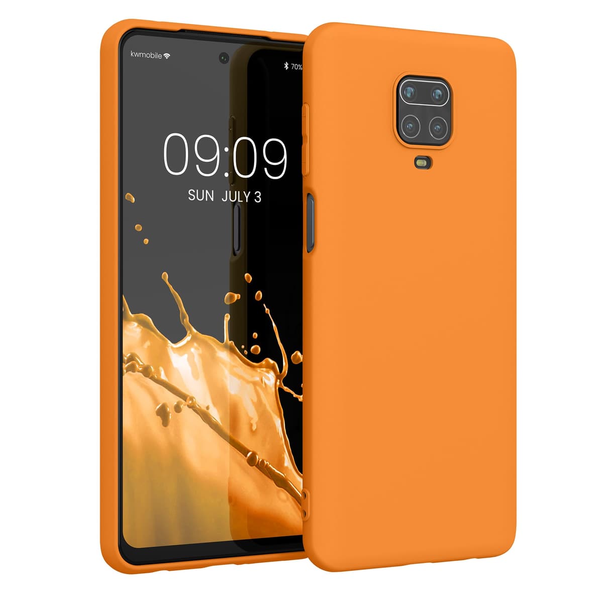 kwmobile Carcasa Compatible con Xiaomi Redmi Note 14 Pro 5G / Poco X7 Funda - Funda Ultrafina de TPU con Bordes elevados - Lavanda Metalizado — view 55