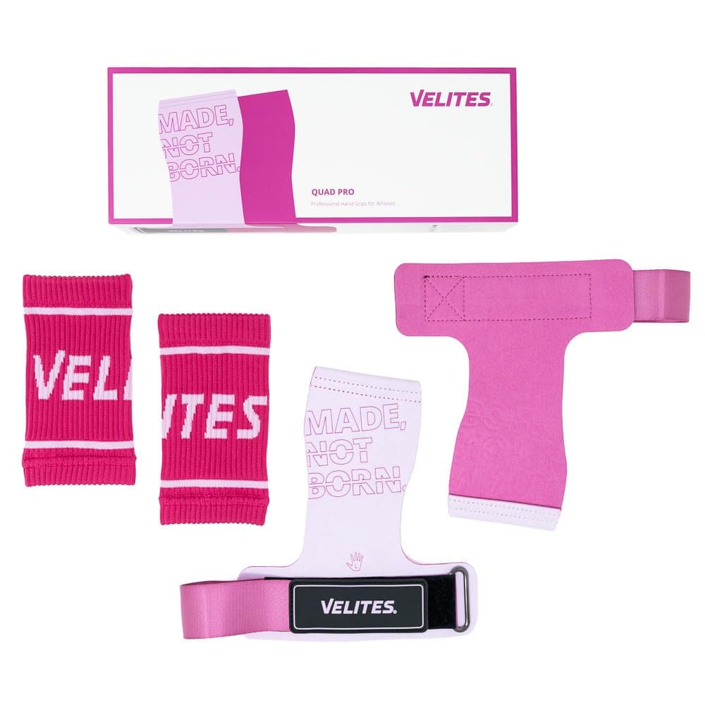 Velites - Calleras Quad Pro Oficiales de Crossfit® Games - con Magnesio - Muñequeras - Dominadas, Muscle Ups y Toes to Bar — view 3