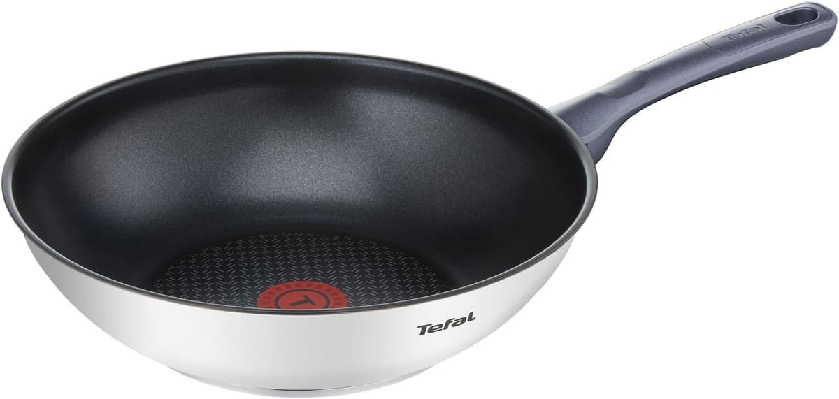 Tefal Daily Cook - Juego de Sartenes de 20/24/26 cm, Apto inducción, antiadherente, revestimiento titanio, Thermo-signal, apto lavavajillas y horno, acero inoxidable — view 8