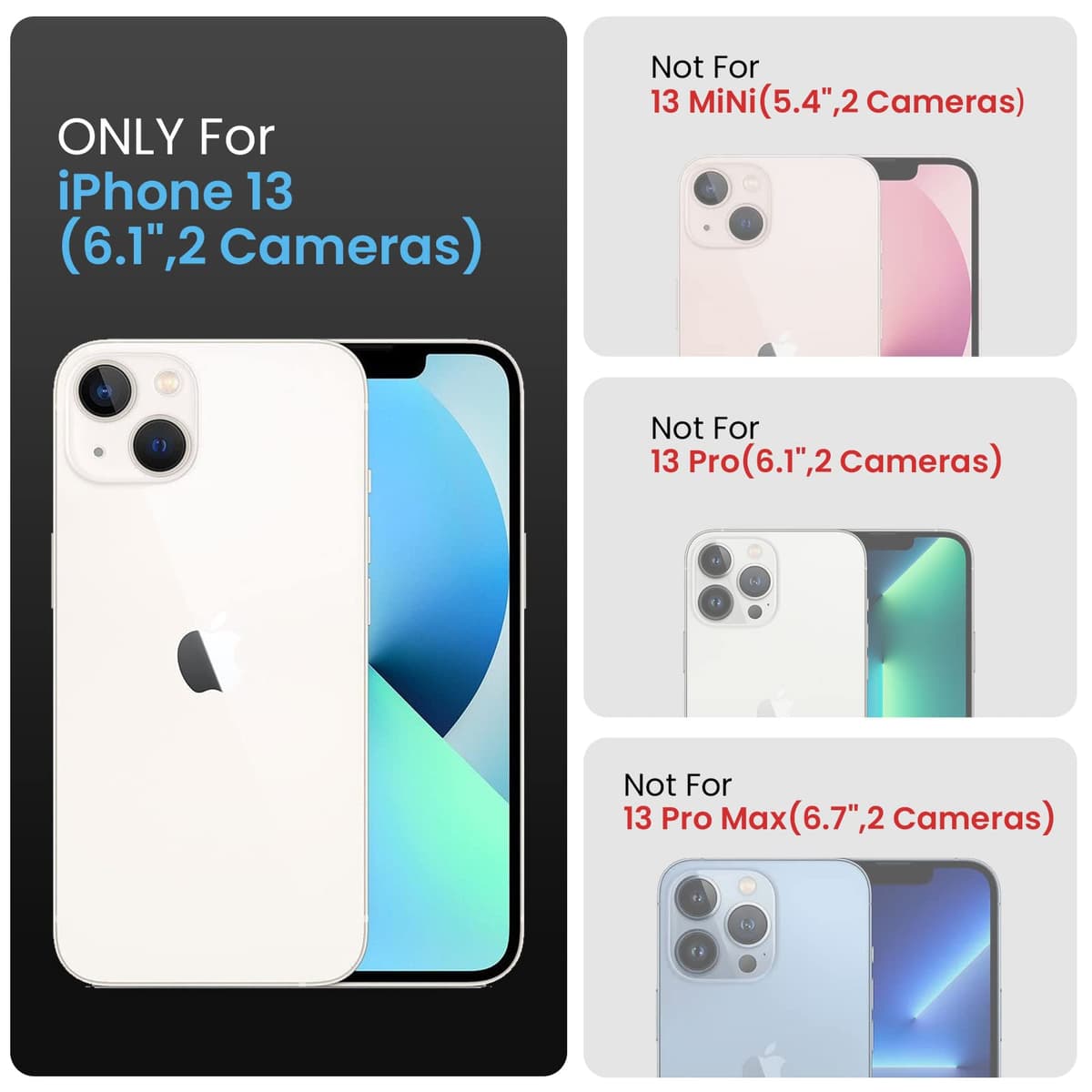FireNova Designed for iPhone 13 Case, Silicone Upgraded [Camera Protection] Phone Case, Soft Anti-Scratch Microfiber Lining Inside, 6.1 inch, Alpine Green — view 6