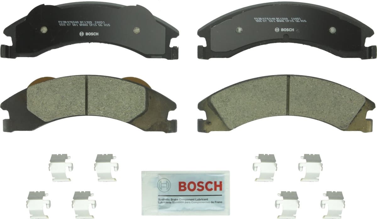 Bosch BC914 QuietCast Premium Ceramic Disc Brake Pad Set For: Acura ILX; Honda Accord, Civic, CR-V, Element, Fit, Front — view 134