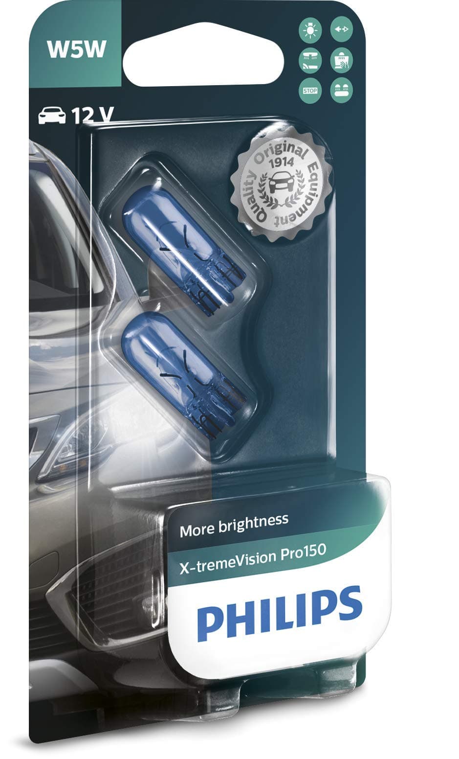 Philips X-tremeVision Pro150 H7 bombilla faros delanteros +150%, Halógena, paquete doble — view 5