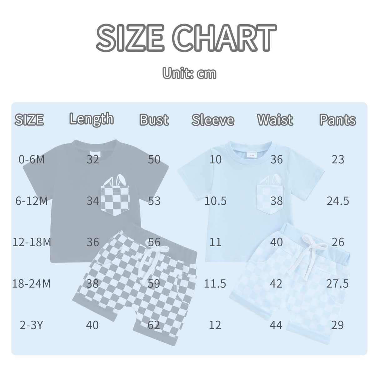 Conjunto Ropa para Niño Camiseta Top Rayas de Manga Corta y Cintura Elástica Pantalones Cortos 2Pcs Verano Shorts Trajes Bebé Outfit — view 7