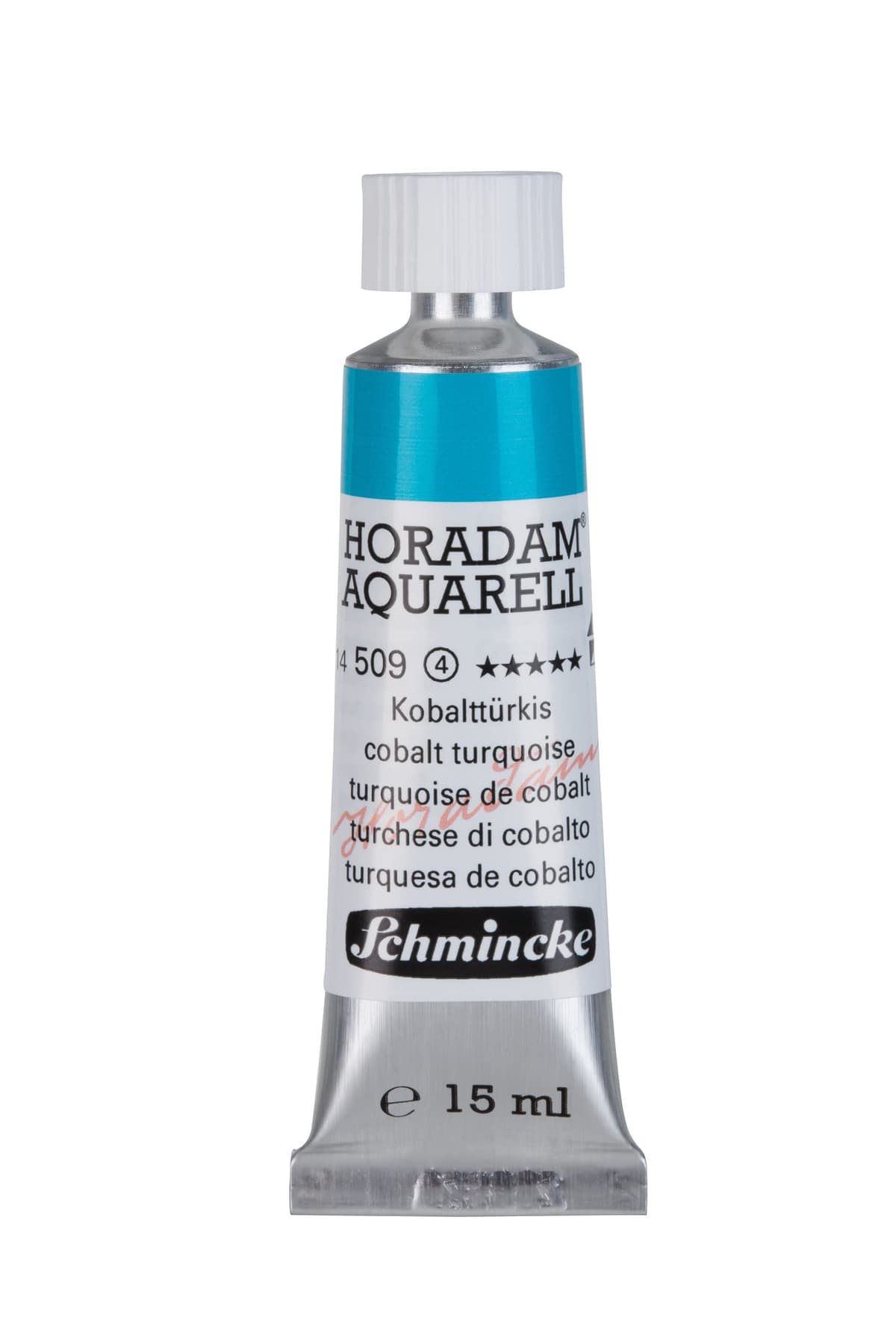 Schmincke - HORADAM® AQUARELL - acuarelas para artistas, turquesa cobalto - 15 ml