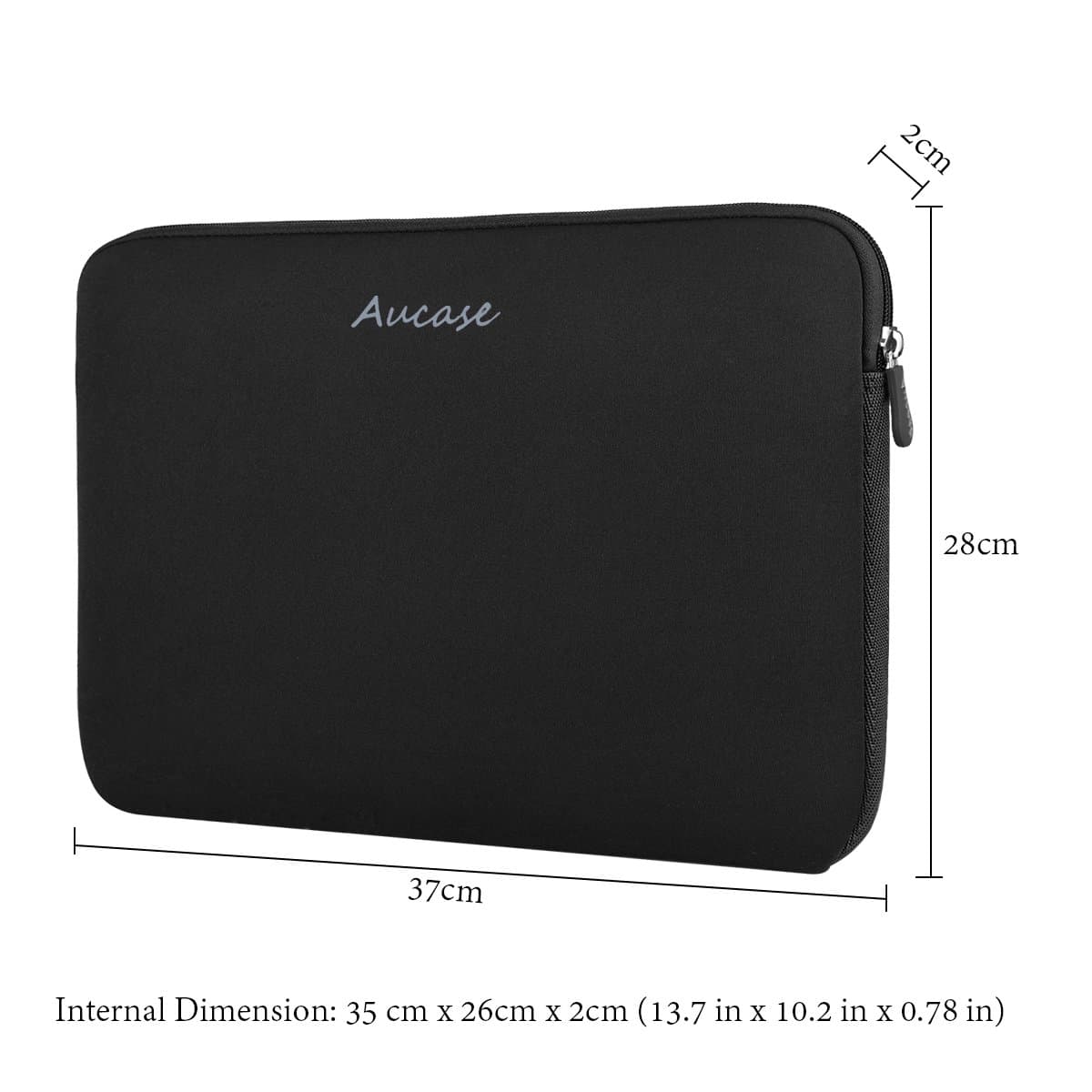 Laptop Case Sleeve 13.3 14 Inch, Thickest Lightest Water Resistant Neoprene Protective Laptop Bag for Men and Women, Compatible with MacBook 15.3''/ Air 15'' M3 M2, Chromebook — view 7