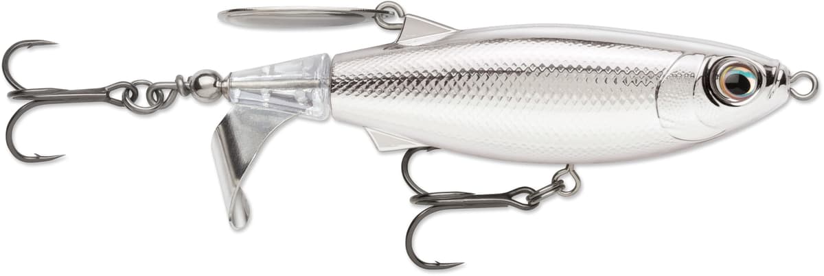 Rapala Clap Tail 110 Topwater Lure, Surface Hard Bait, Bass Fishing Lure, Loud Clacking Tail Action, 4-3/8", Broken Bone — view 4