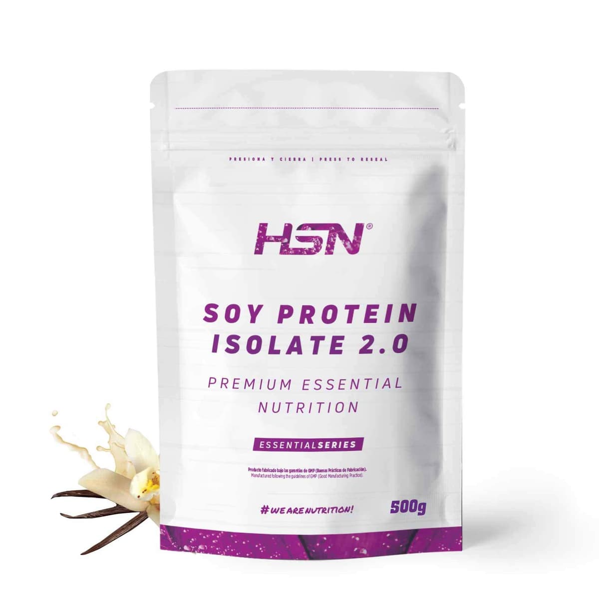 Proteína de Soja Aislada de HSN | Sabor Bombón de Chocolate y Avellanas 2 Kg = 67 Tomas por Envase | 100% Vegana | Soy Protein Isolate | No-GMO, Sin Gluten — view 17