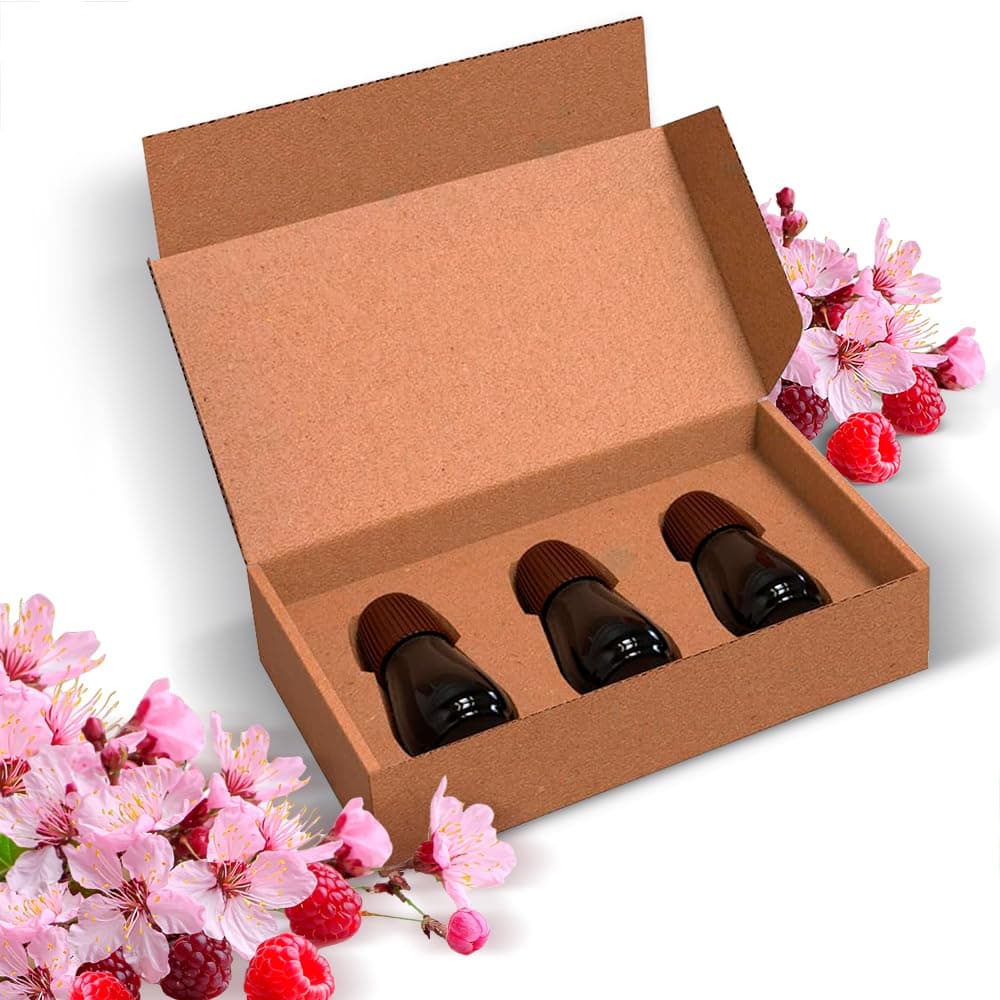 Air Wick Essential Mist 3 Pack Cherry Blossom Raspberry Scented Essential Oil Diffuser Refills Infused with 2X More Essential Oils — view 3