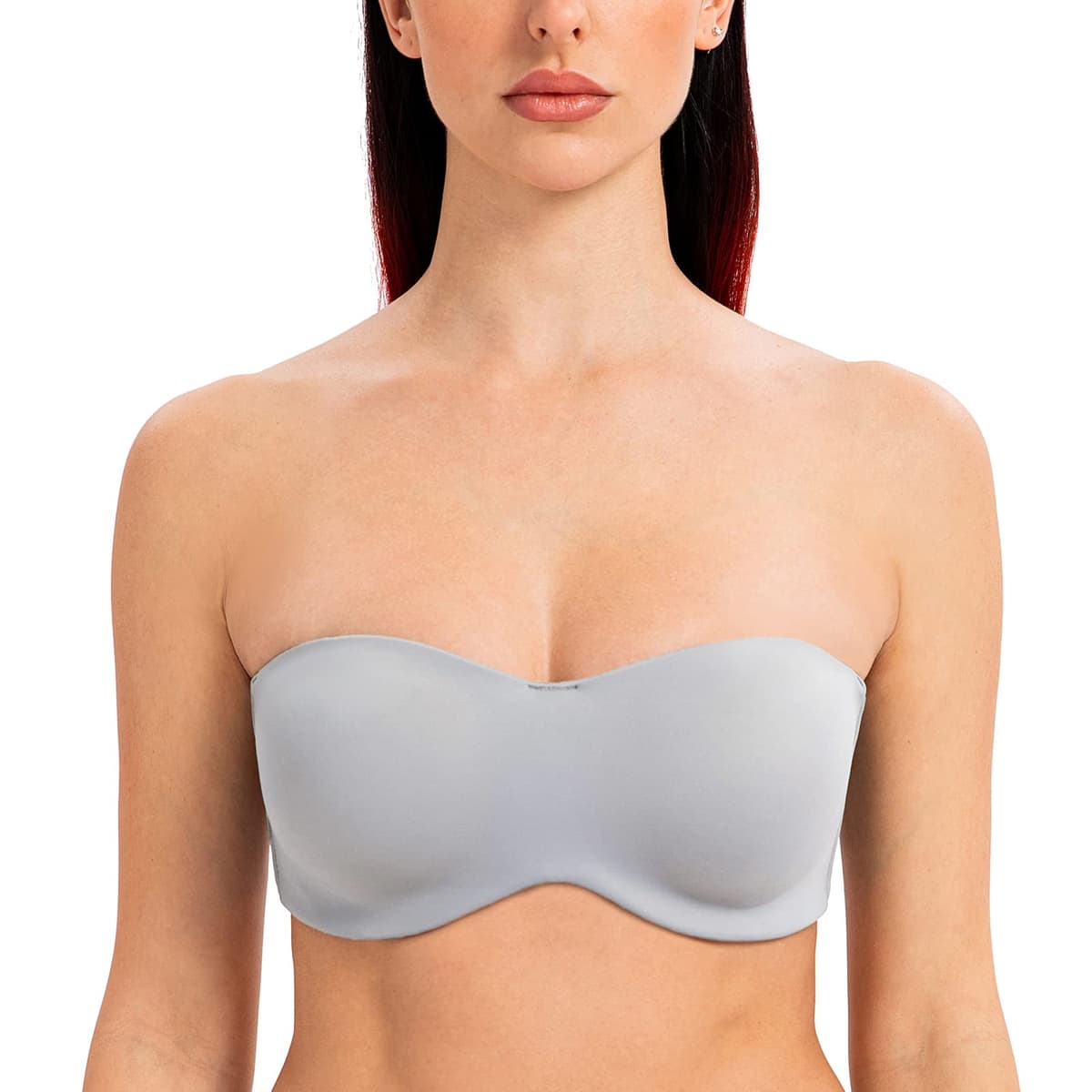 MELENECA Women's Strapless Minimizer Multiway for Large Bust Unlined Seemless Underwire Bandeau Bra — view 18