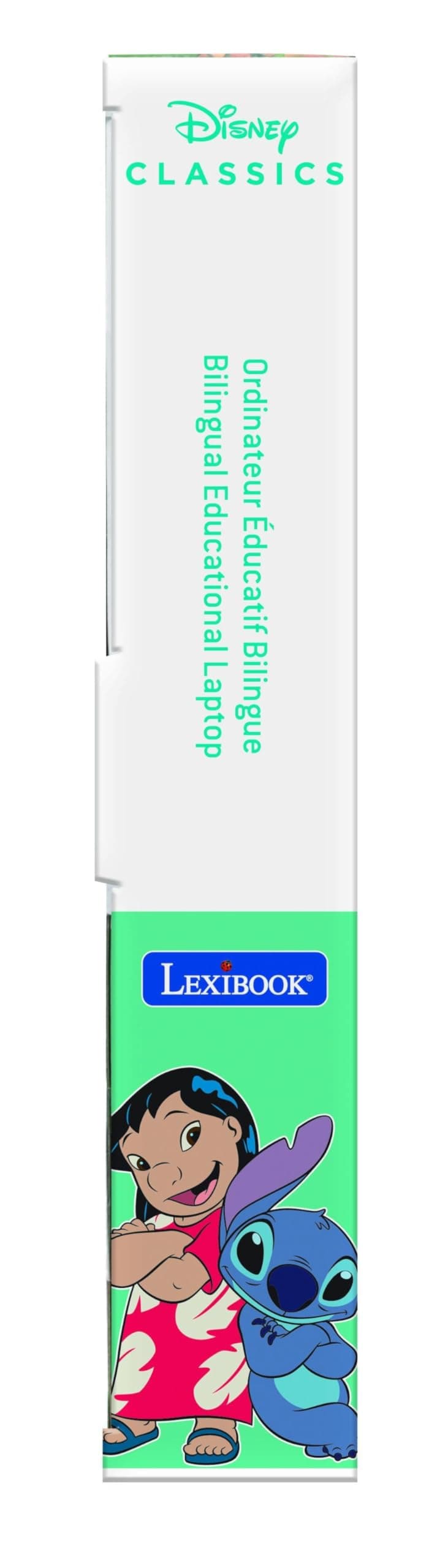 Lexibook, Disney Stitch, Ordenador Educativo bilingüe en inglés/español, 124 Actividades de lenguaje, Escritura, matemáticas, lógica, música y Juegos, para niños y niñas, JC598Di2 — view 7