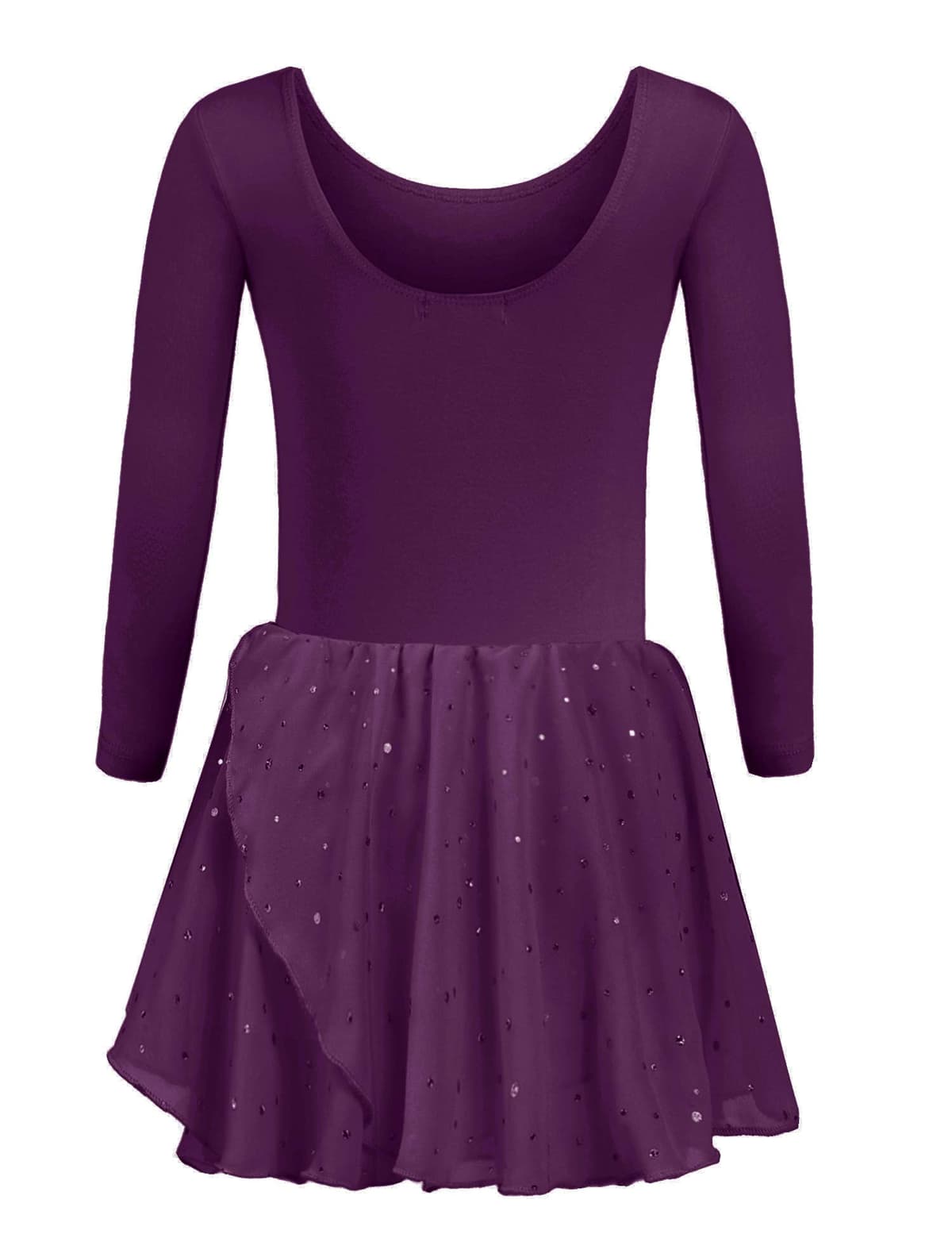 Trudge Ropa de Ballet para Niñas - Vestido Manga Corta de Algodón con Leotardo y Falda Tutú - Traje de Baile — view 21
