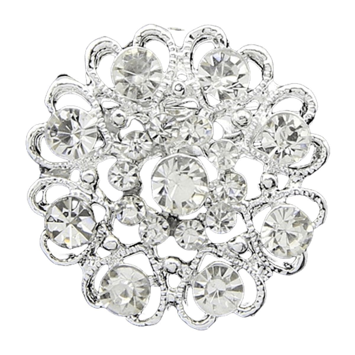 FAIRYGATE Brooch Pins Retro Crystal Rhinestone Brooches for Shirt Collar Decoration, B20 — view 34