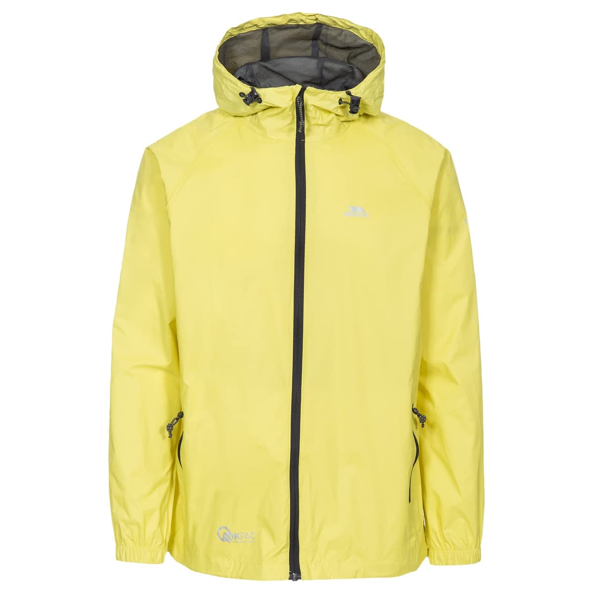 Trespass Adults Waterproof Jacket Qikpac - Lightweight Packaway Raincoat, 2 Zip Pockets, Full Body Front Zip, Adjustable Hood, Storm Flap, Ventilated Back, Foldable Packs in Pouch — view 29