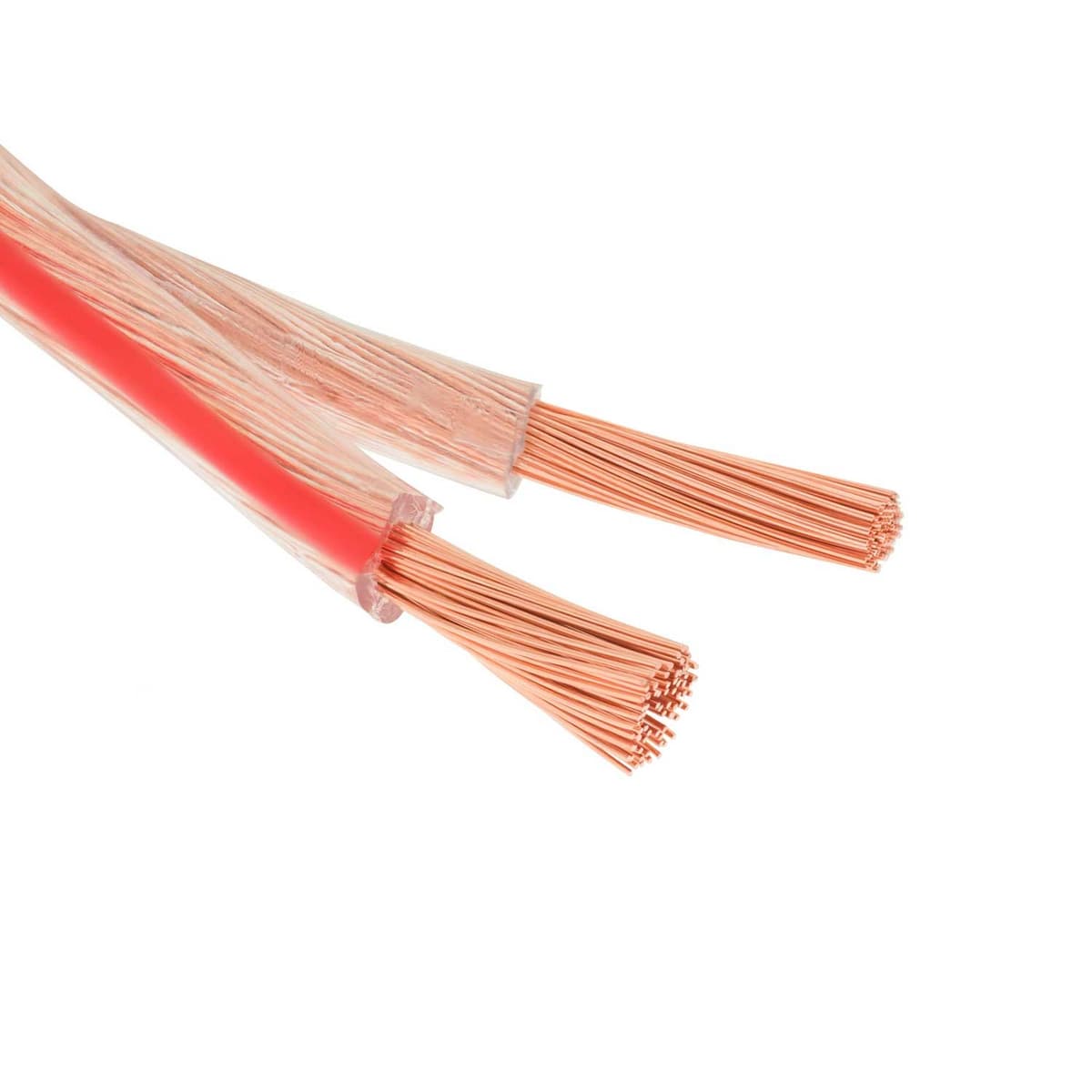 DCSk – 10m - 2 x 2.5mm² - Cable para Altavoces – Cable OFC para Altavoces, Adecuado para Altavoces de Coche, Cobre Puro sin oxígeno 99.99%, Transparente — view 3