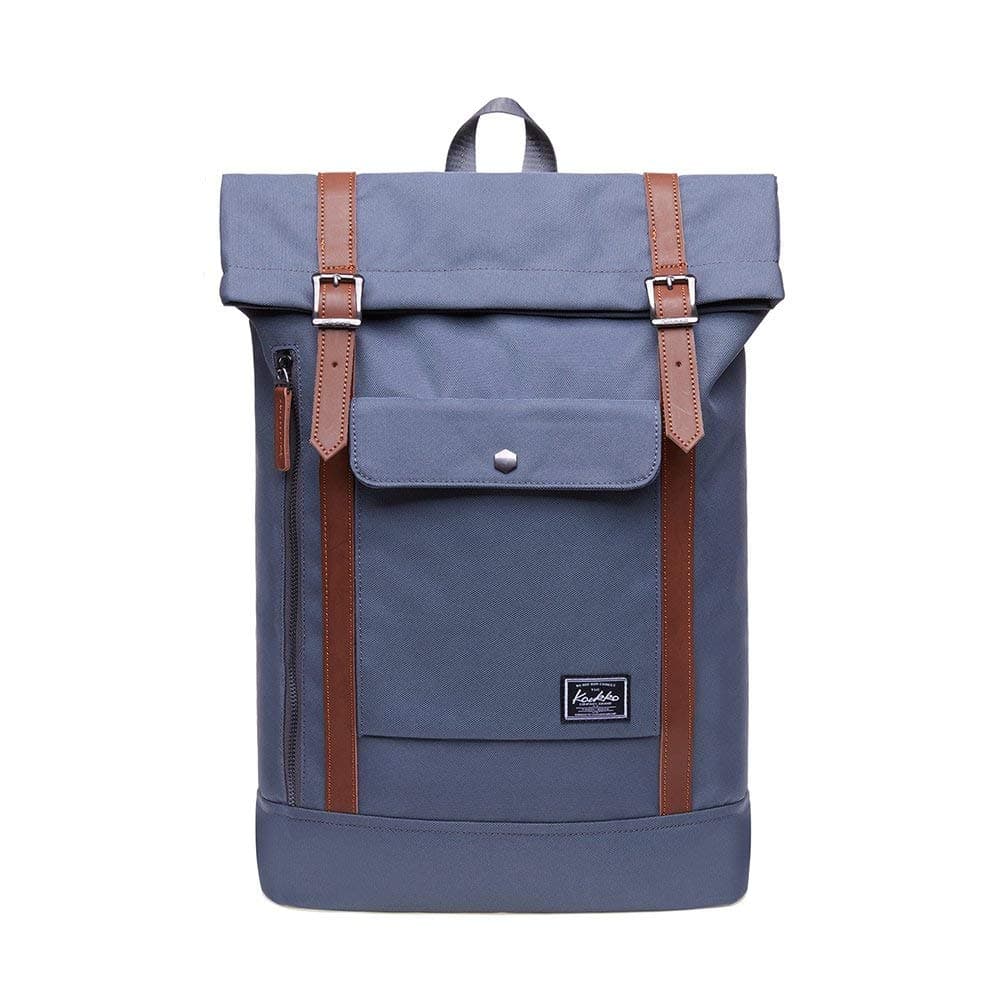 KAUKKO Mochila hermosa y bien pensada con compartimento para portátil de 15" para colegio, universidad, 22 l, Negro Jnl-ks24-03, talla única, Mochilas daypack — view 25
