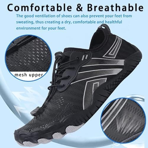 Water Shoes for Women Mens Barefoot Shoes Quick Dry Aqua Outdoor Sports for Swim Pool Beach Surf Walk Water Yoga River Lake Hiking Kayaking — view 2